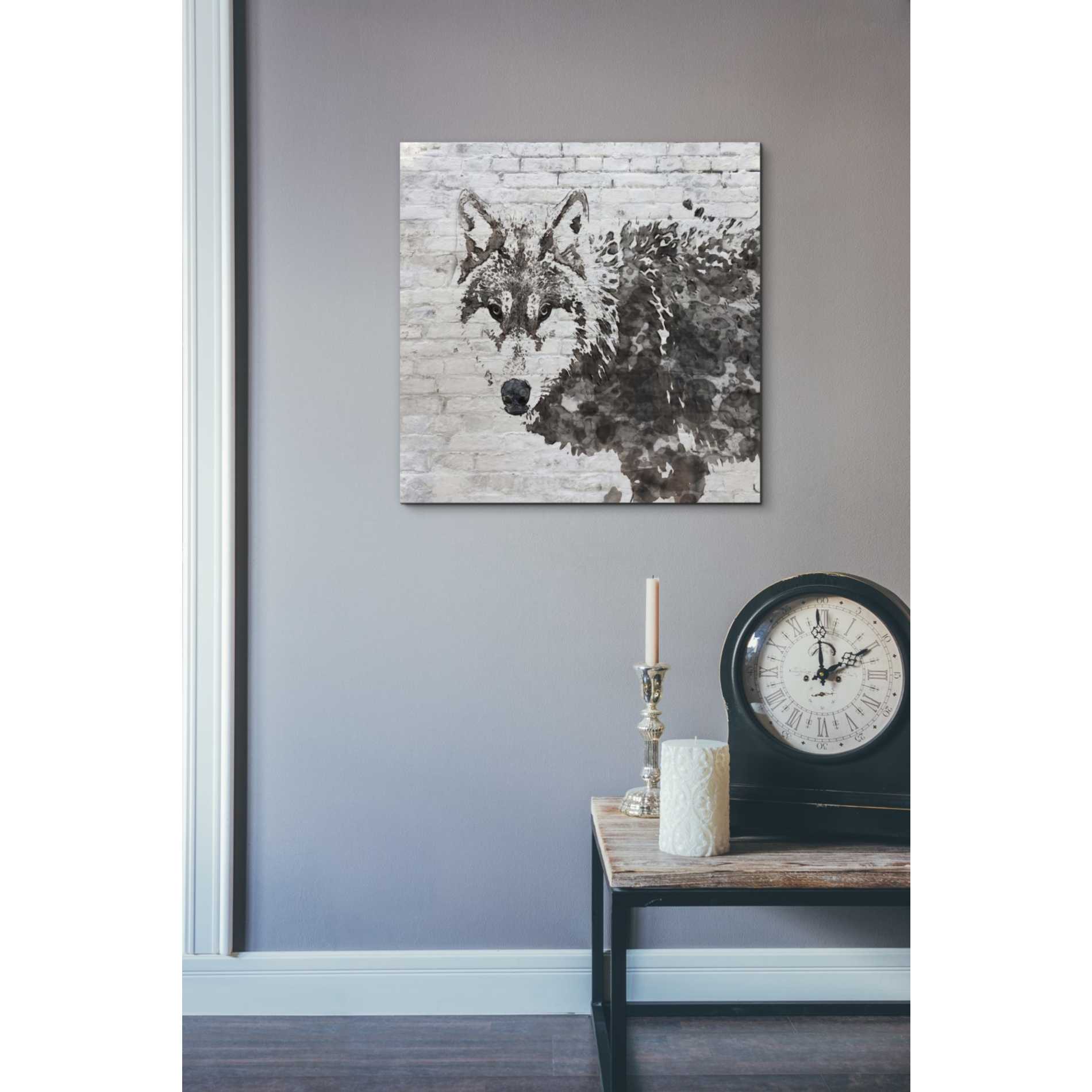 'Lone Wolf' by Irena Orlov, Canvas Wall Art,18 x 18