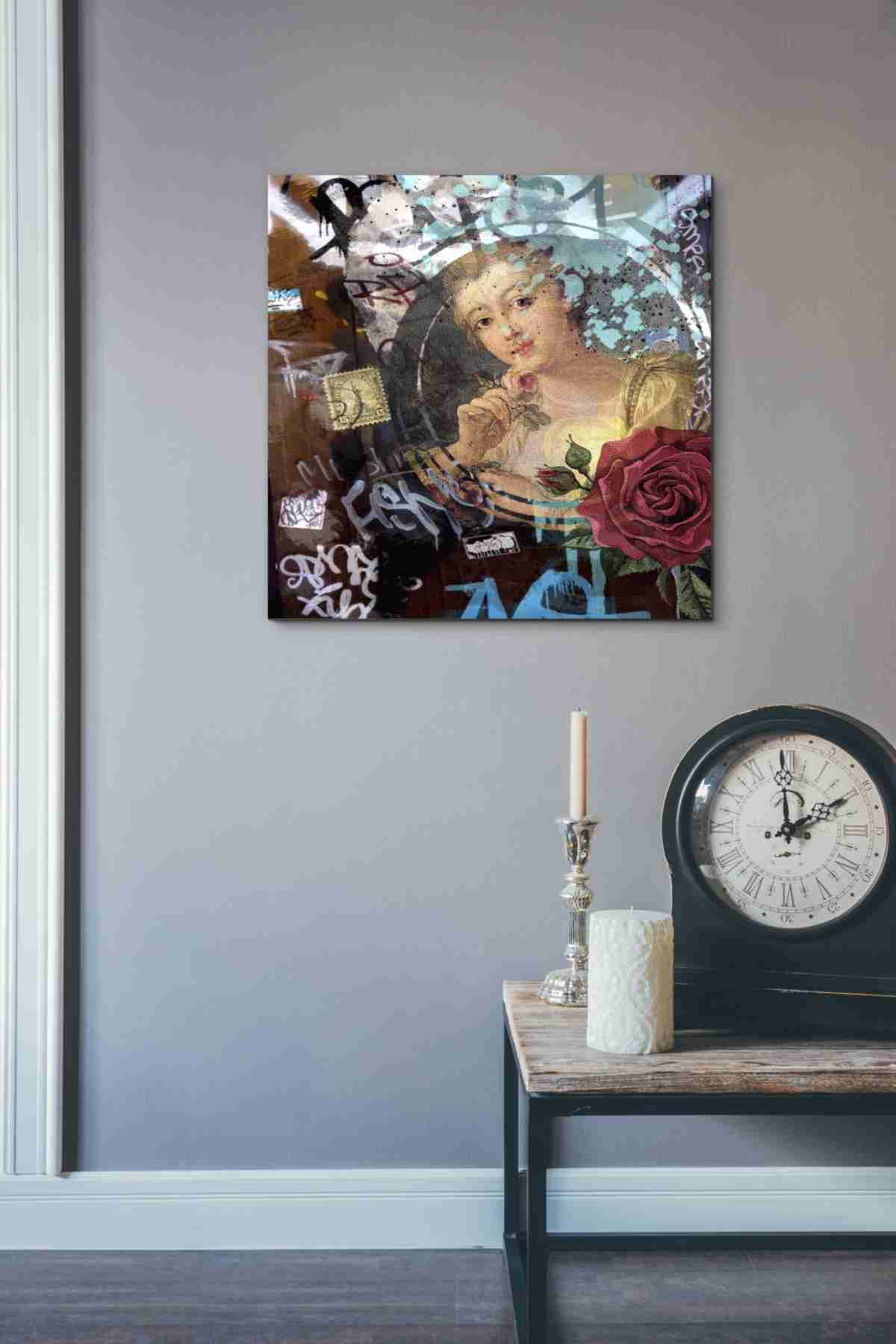 'Classic Graffiti' by Karen Smith, Canvas Wall Art,18x18