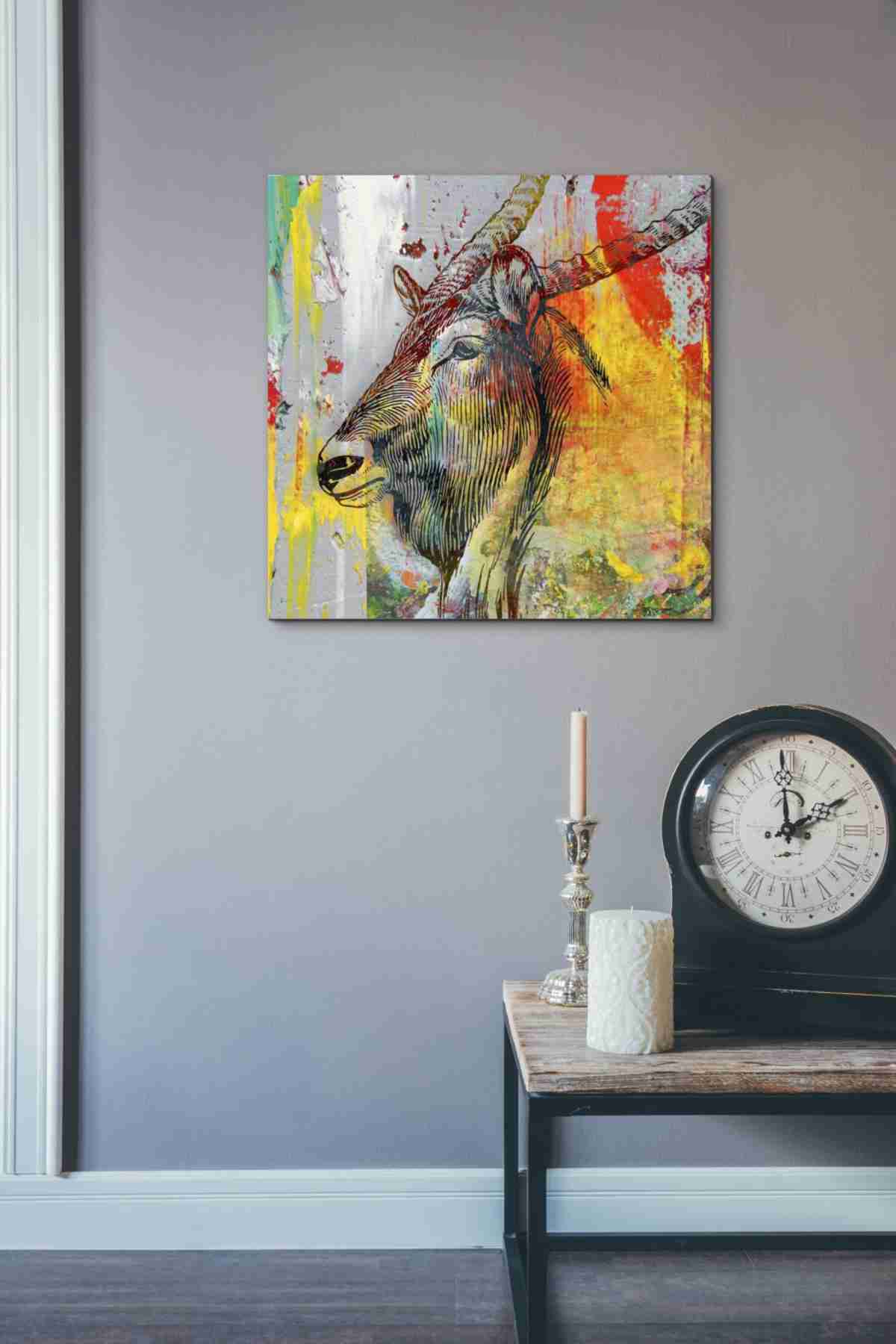 'Arty Beast 1' by Karen Smith, Canvas Wall Art,18x18