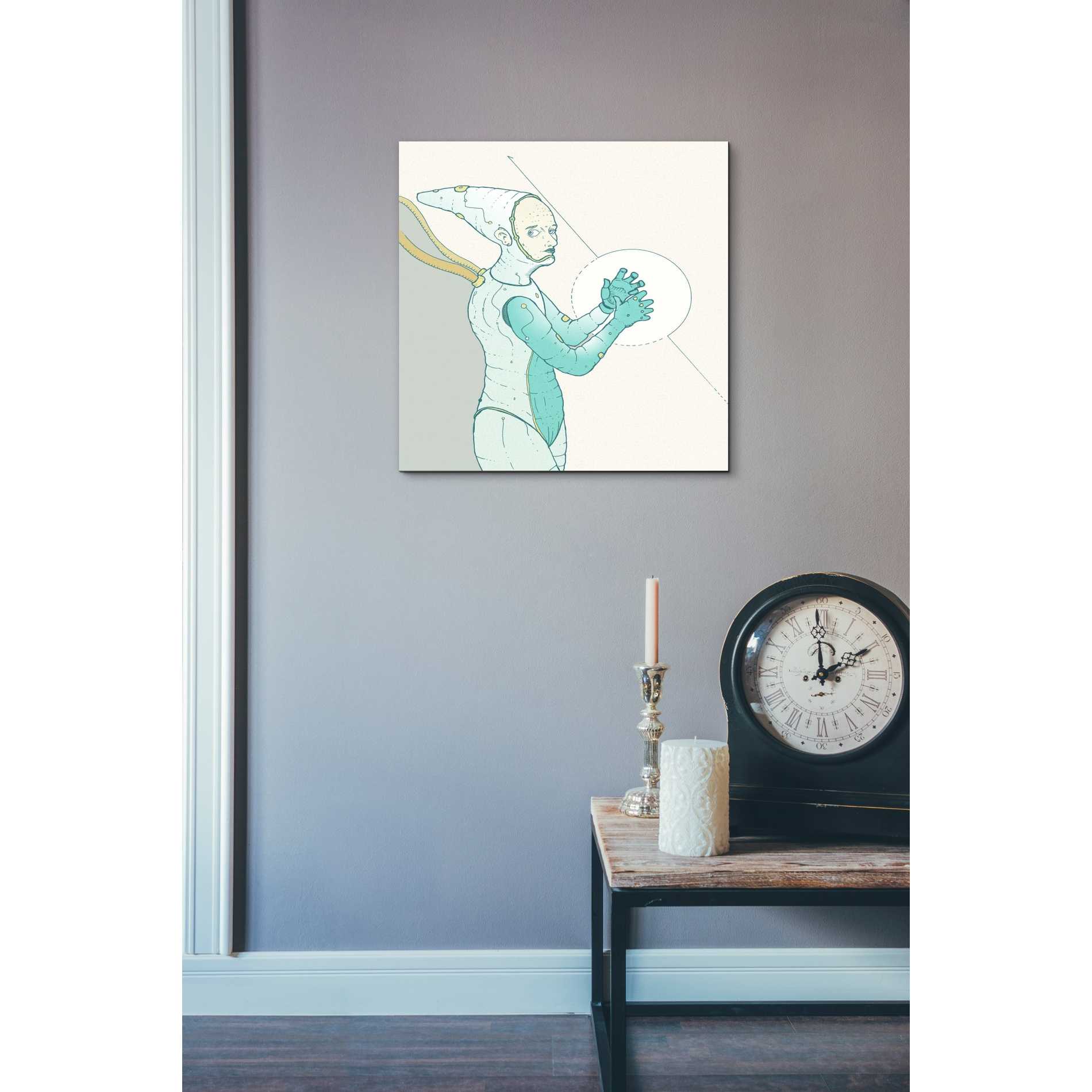 'Alpha Omega Ice' by Craig Snodgrass, Canvas Wall Art,18 x 18