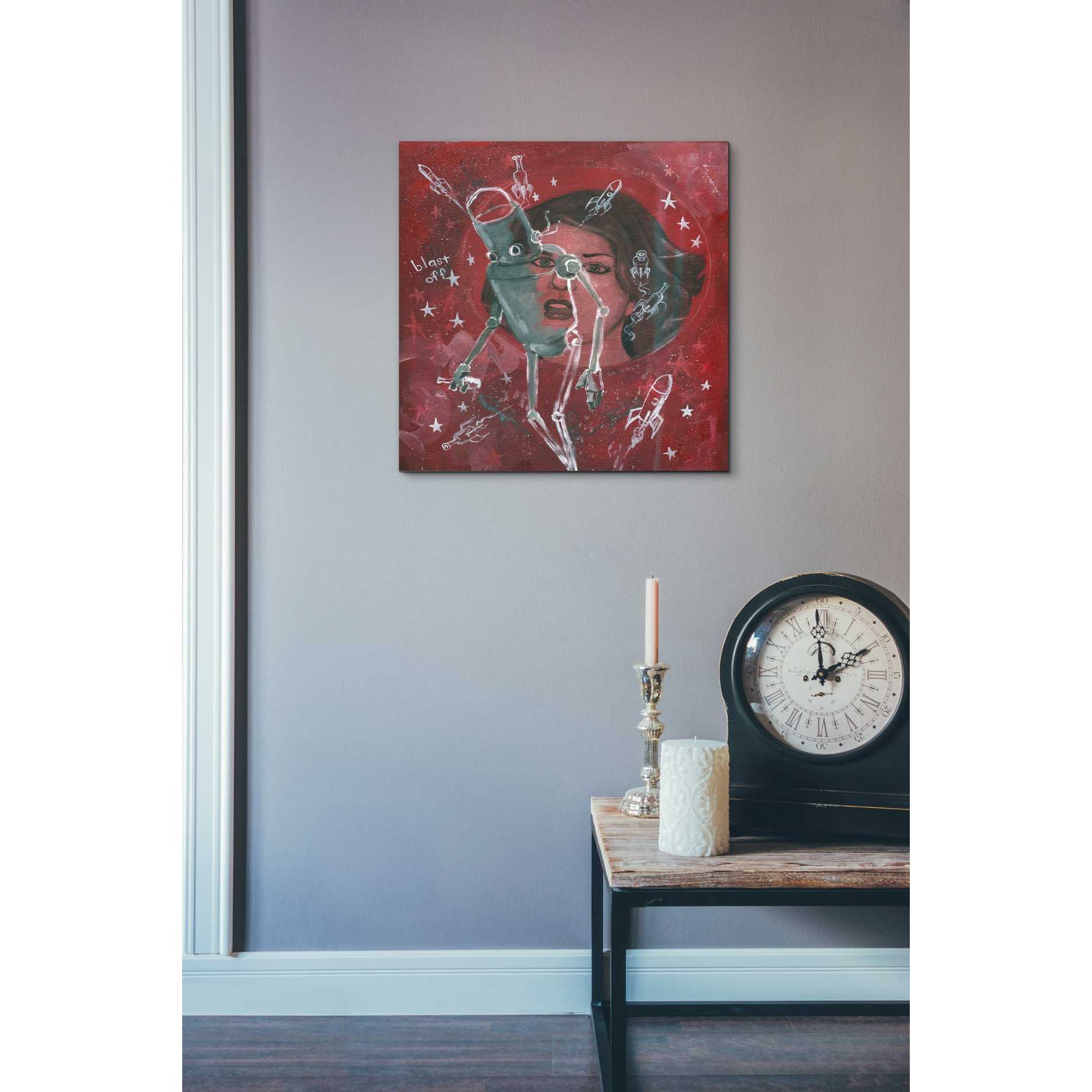 'Blast Off' by Craig Snodgrass, Canvas Wall Art,18 x 18