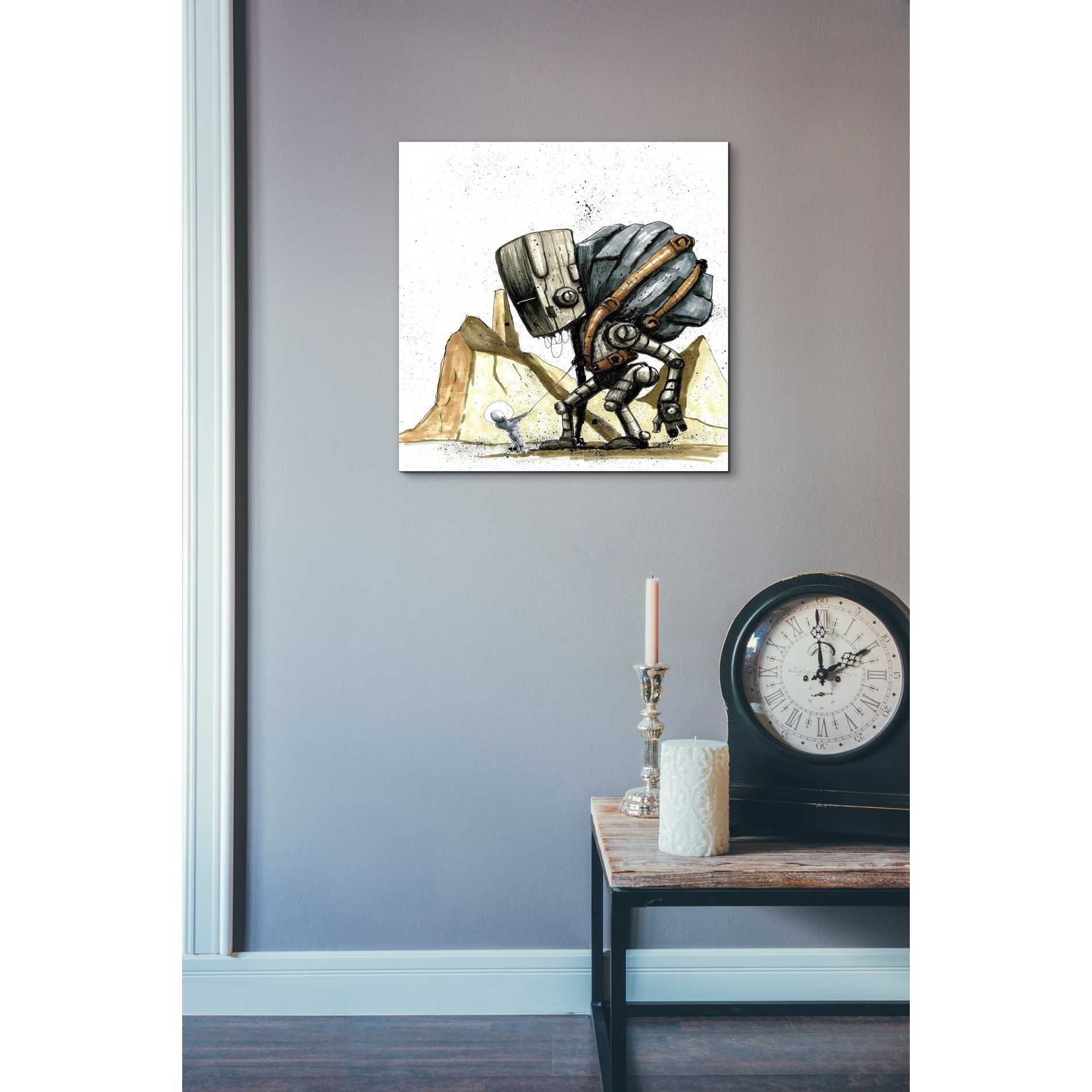 'Ink Bot 2.0' by Craig Snodgrass, Canvas Wall Art,18 x 18