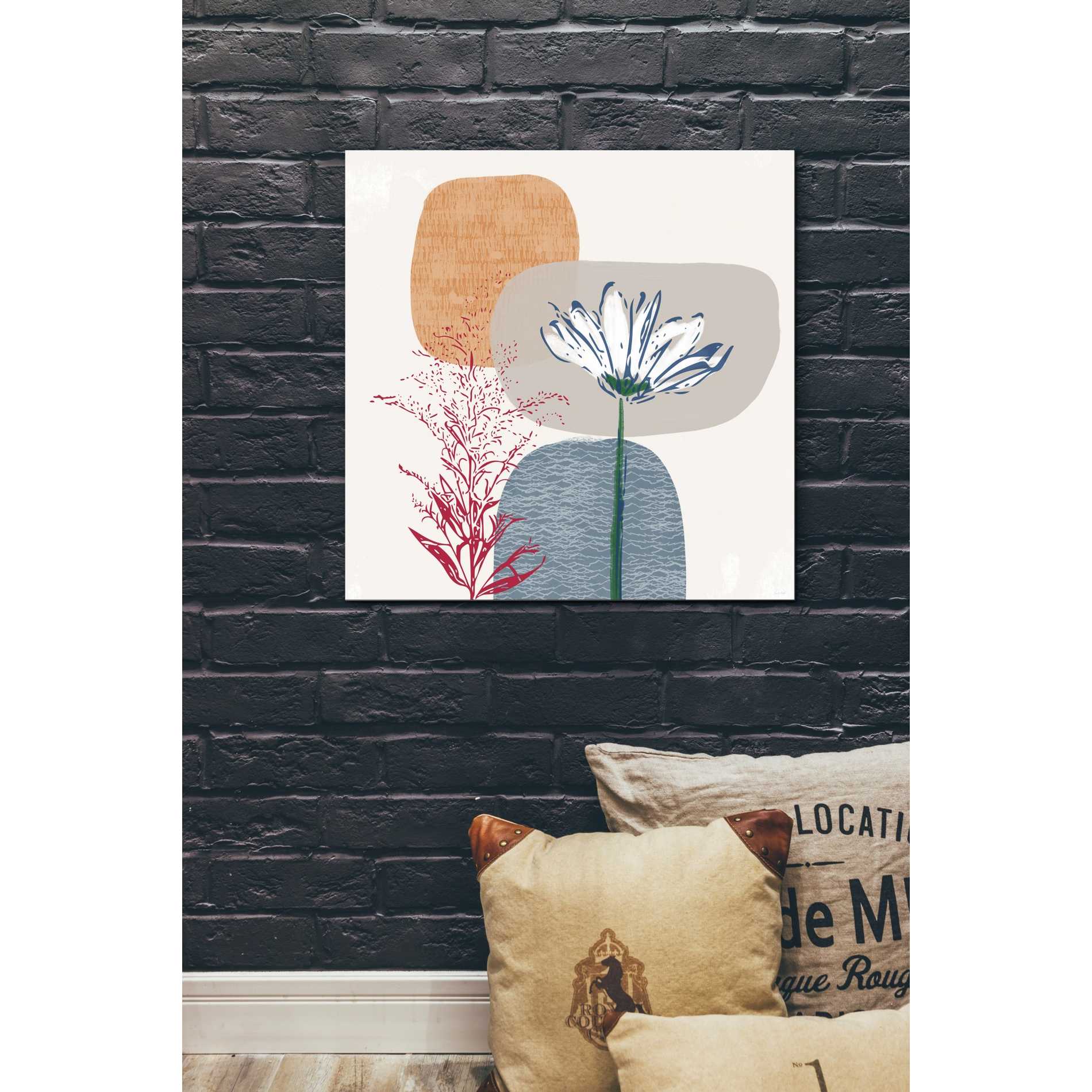 'Fall Floral II' by Linda Woods, Canvas Wall Art,18 x 18