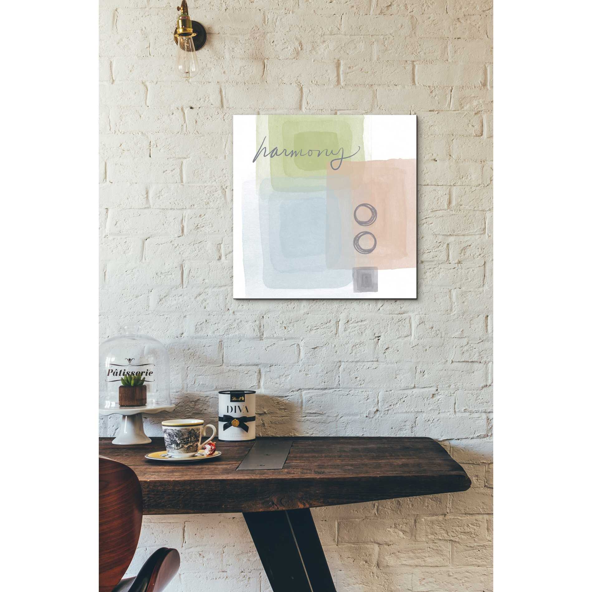 'Harmony' by Linda Woods, Canvas Wall Art,18 x 18