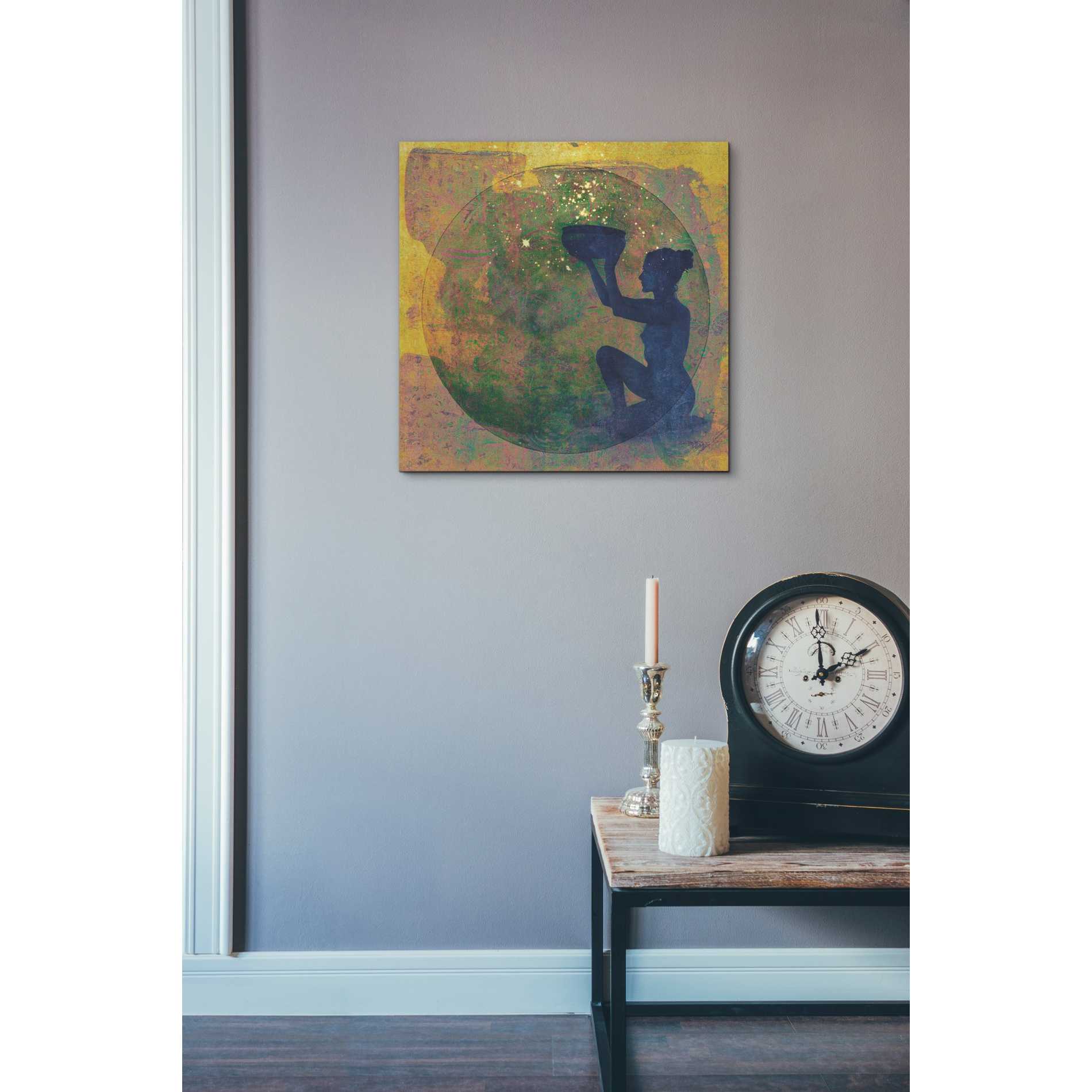 'Vessel of Cosmic Creativity' by Elena Ray Canvas Wall Art,18 x 18