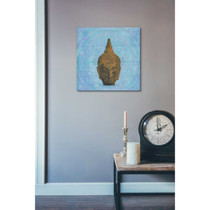 'Buddha on Blue' by Elena Ray Canvas Wall Art,18 x 18
