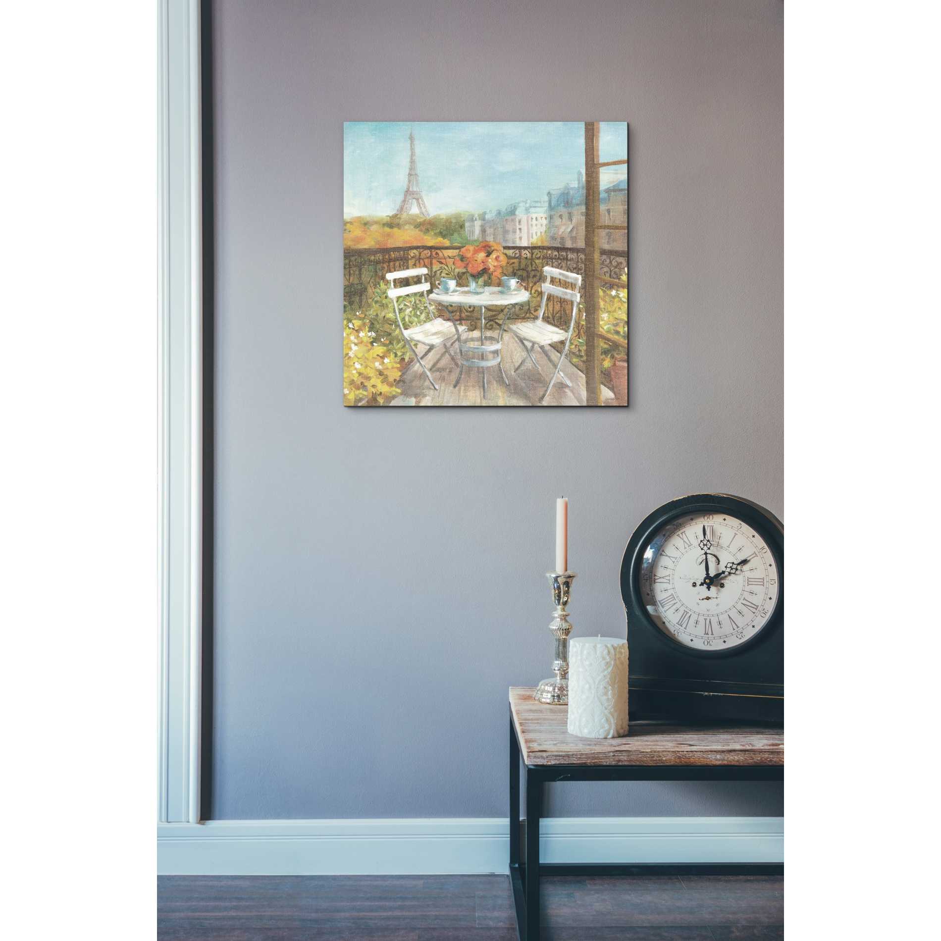 'September In Paris' by Danhui Nai, Canvas Wall Art,18 x 18