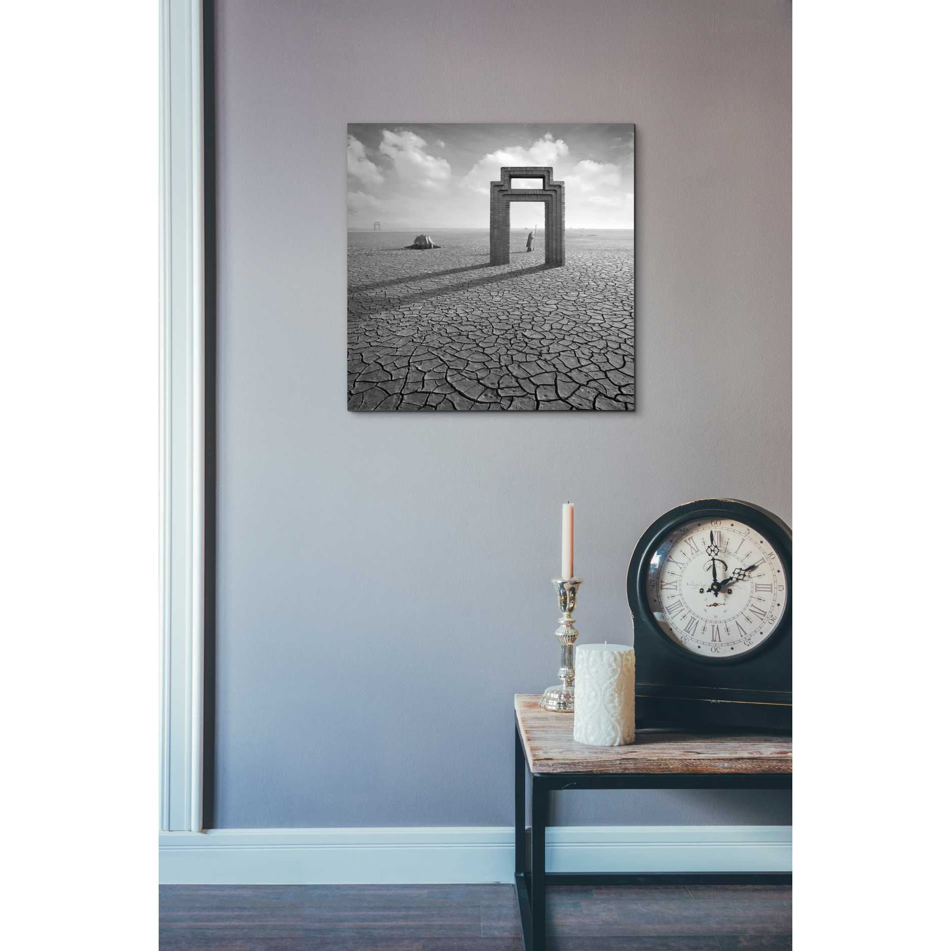 'Gatekeeper' by Dariusz Klimczak, Canvas Wall Art,18 x 18