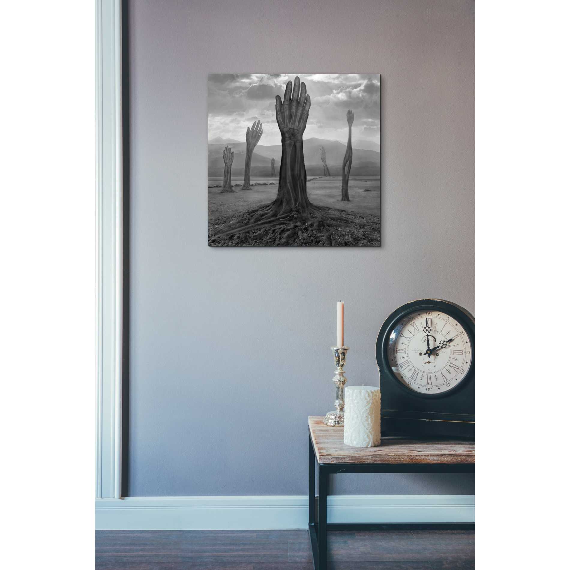 'Rentgen' by Dariusz Klimczak, Canvas Wall Art,18 x 18