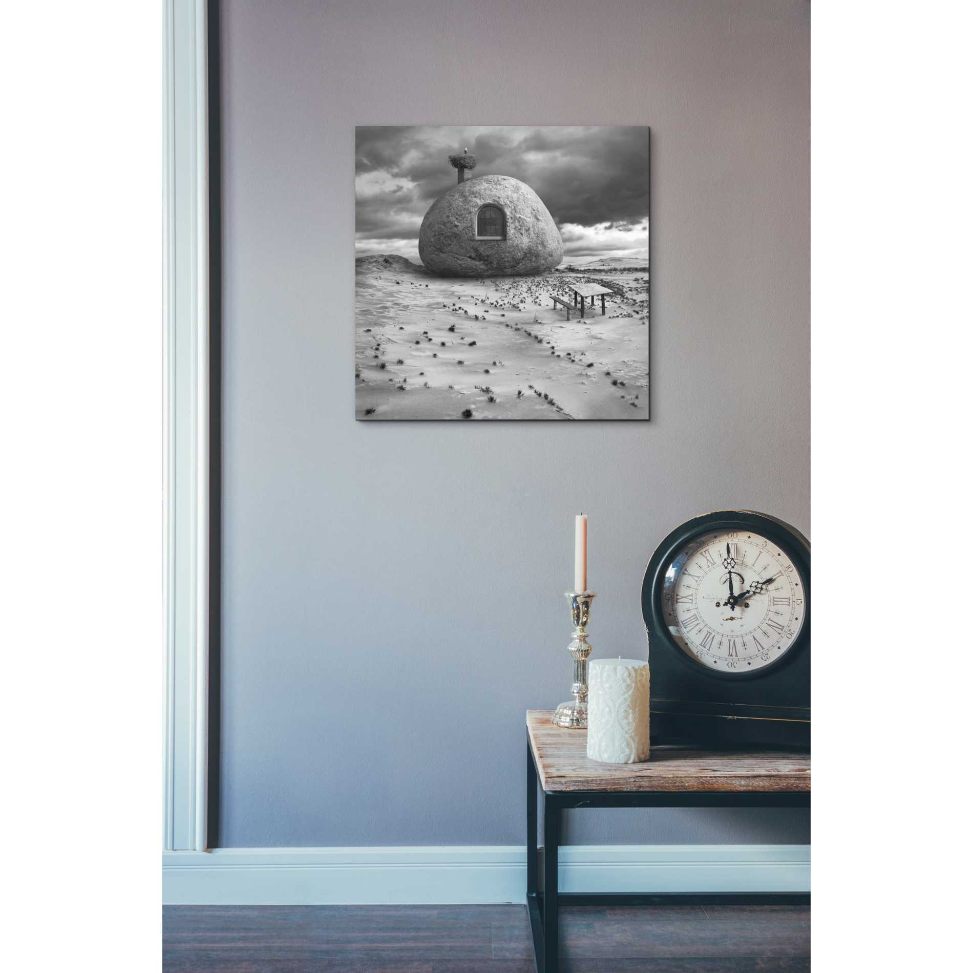 'Rockhouse' by Dariusz Klimczak, Canvas Wall Art,18 x 18