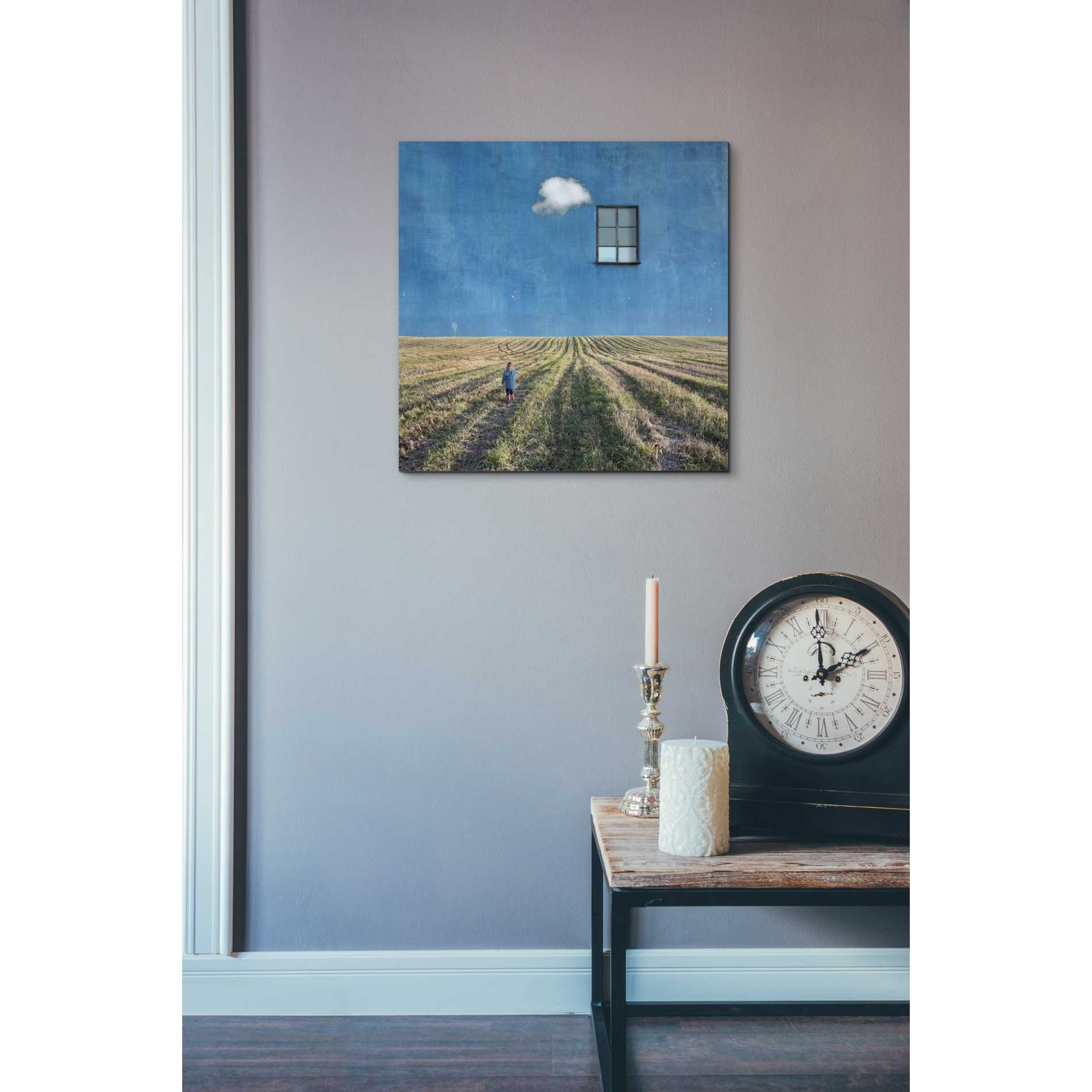 'Big Blue' by Dariusz Klimczak, Canvas Wall Art,18 x 18