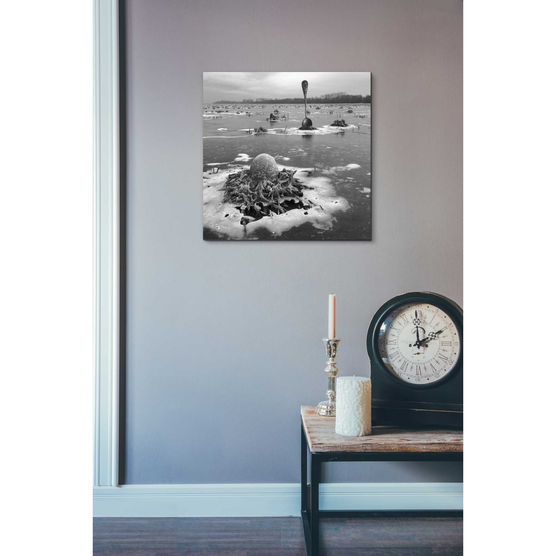 'Frozen Breakfast' by Dariusz Klimczak, Canvas Wall Art,18 x 18