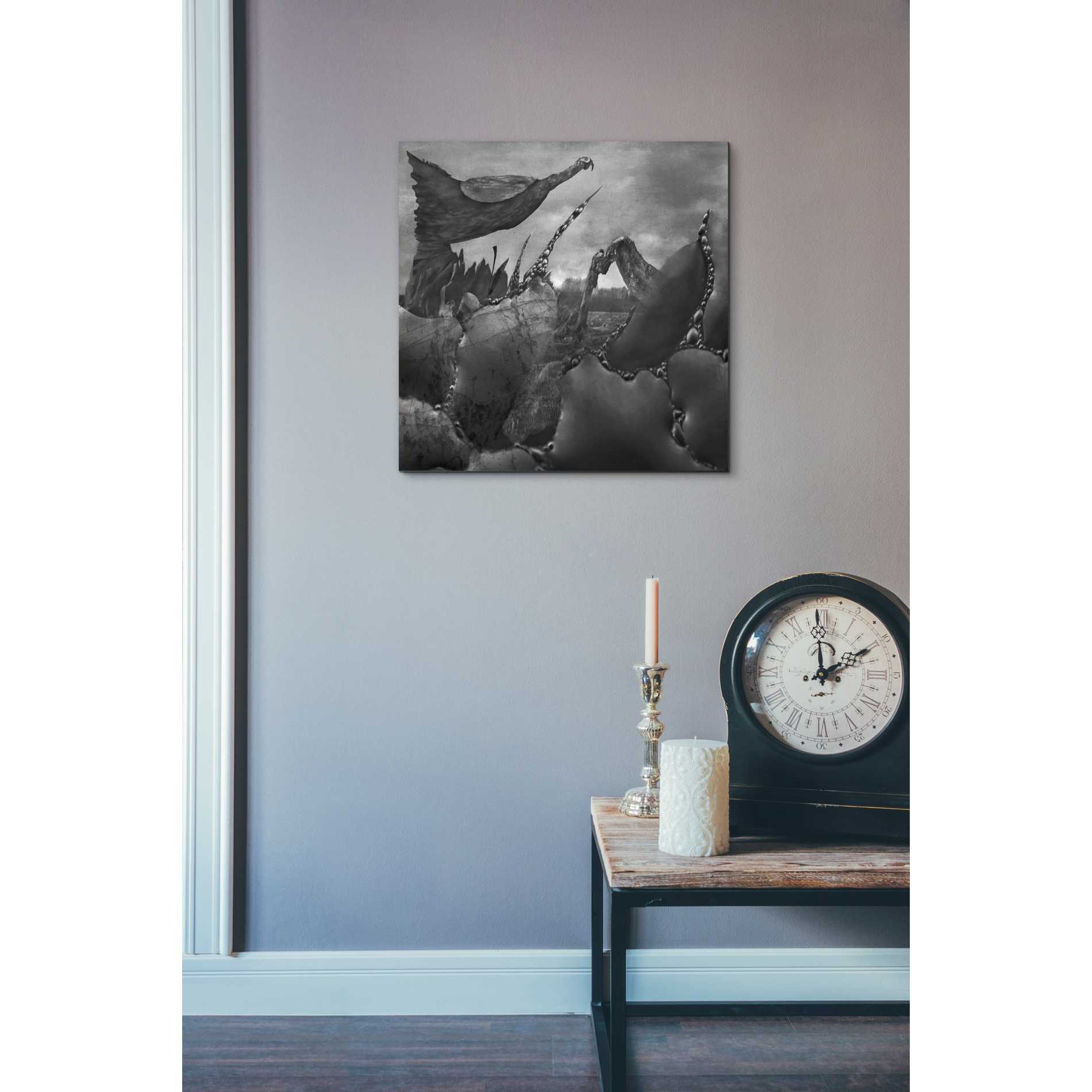 'Hovel' by Dariusz Klimczak, Canvas Wall Art,18 x 18