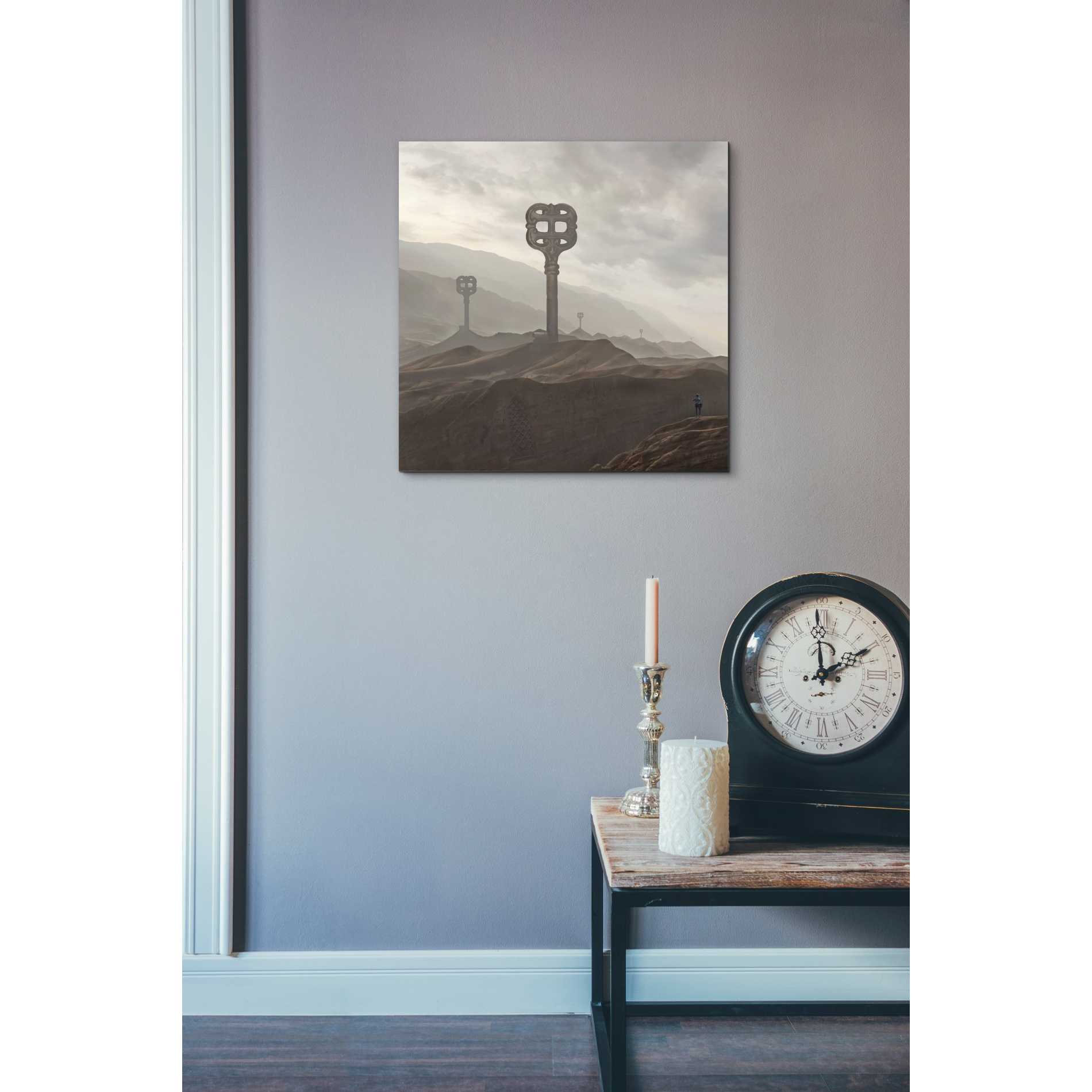 'Land of Keys' by Dariusz Klimczak, Canvas Wall Art,18 x 18