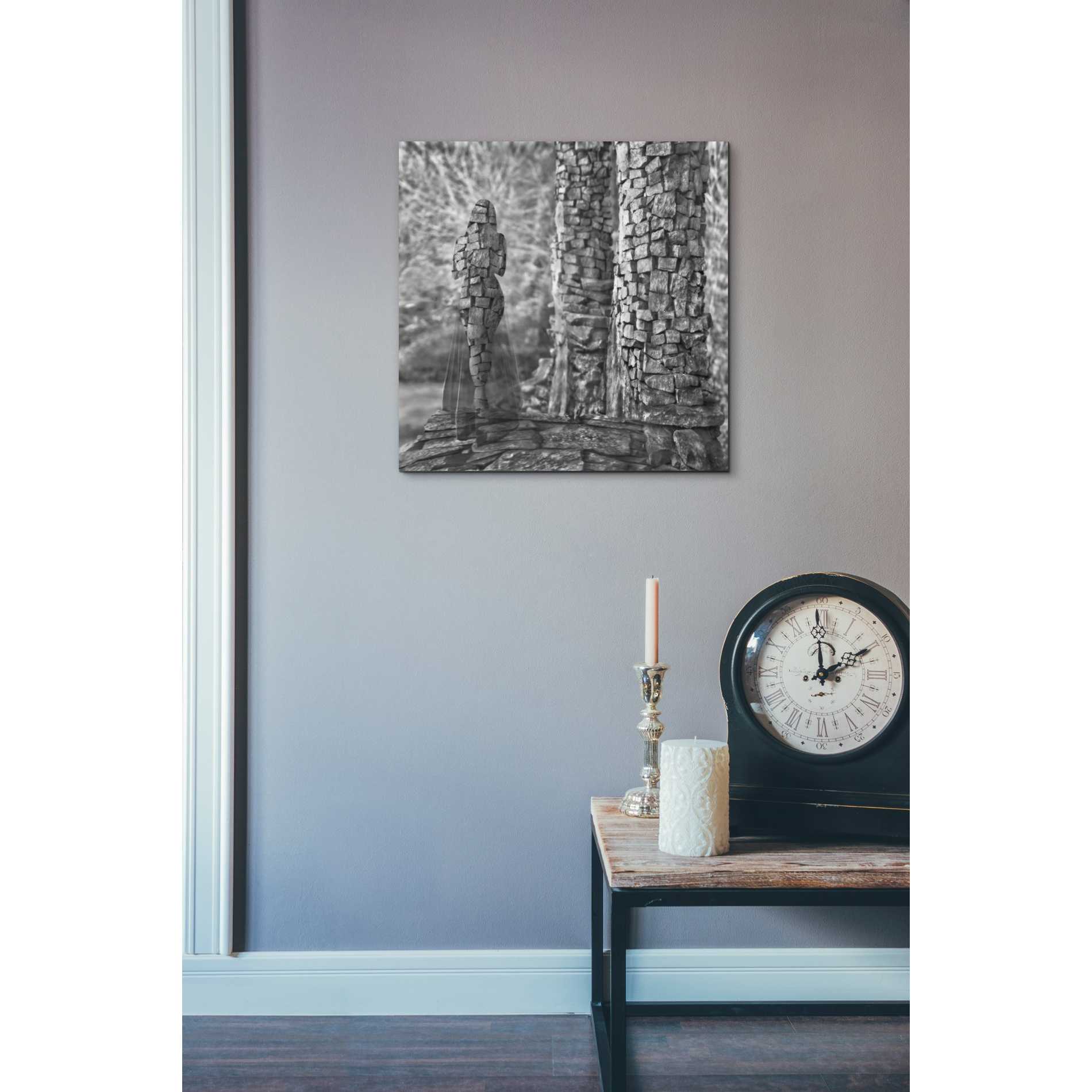 'Mandalana' by Dariusz Klimczak, Canvas Wall Art,18 x 18