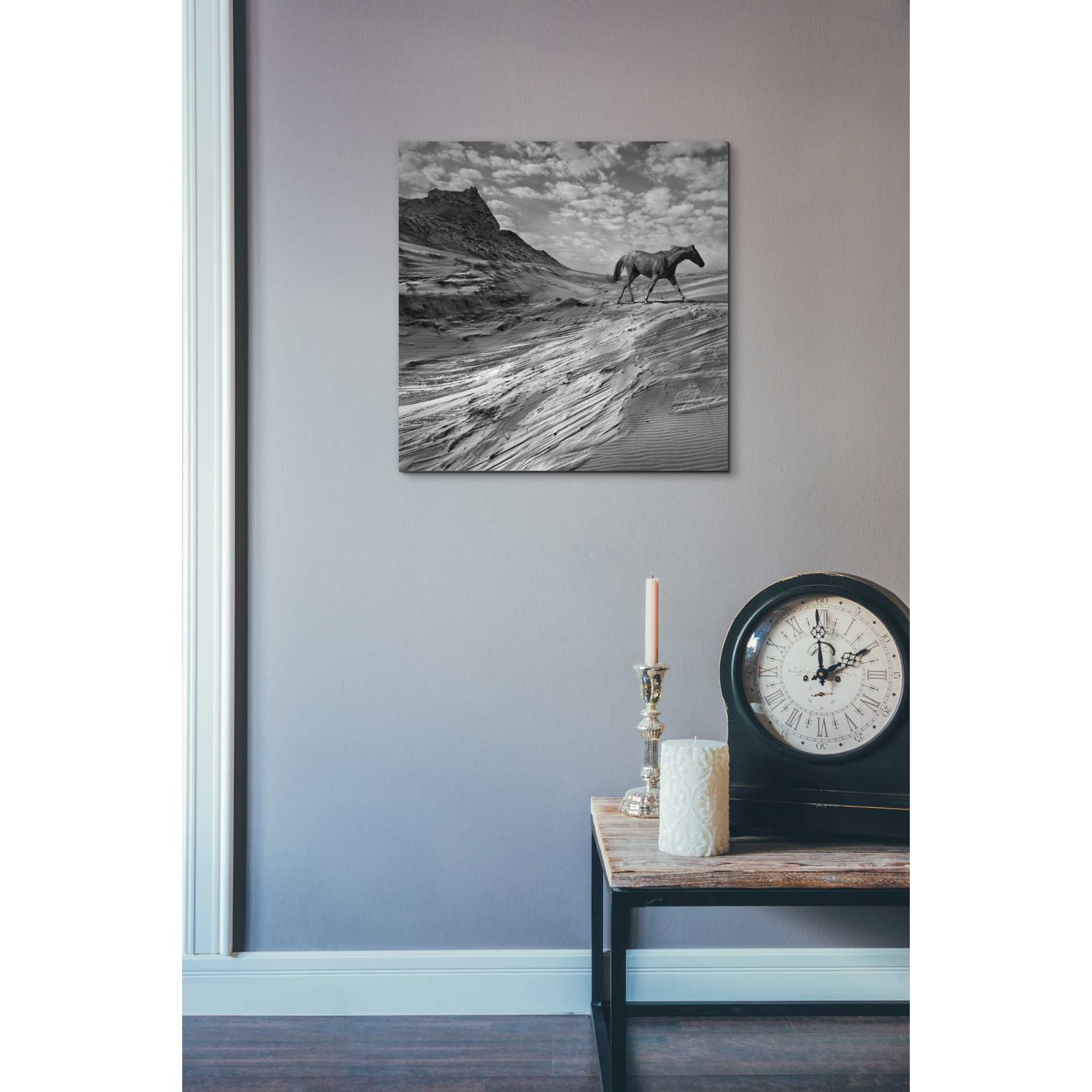 'Mustang Mountain' by Dariusz Klimczak, Canvas Wall Art,18 x 18