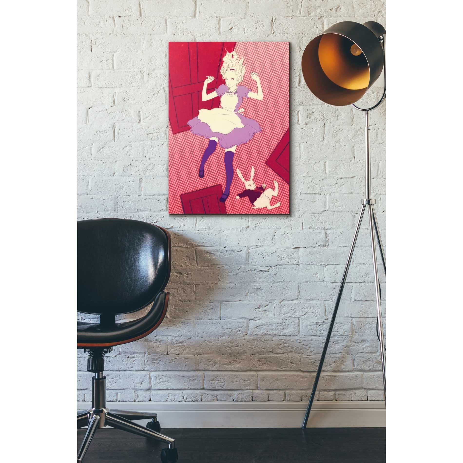 'Alice Falling' by Sai Tamiya, Canvas Wall Art,18 x 26