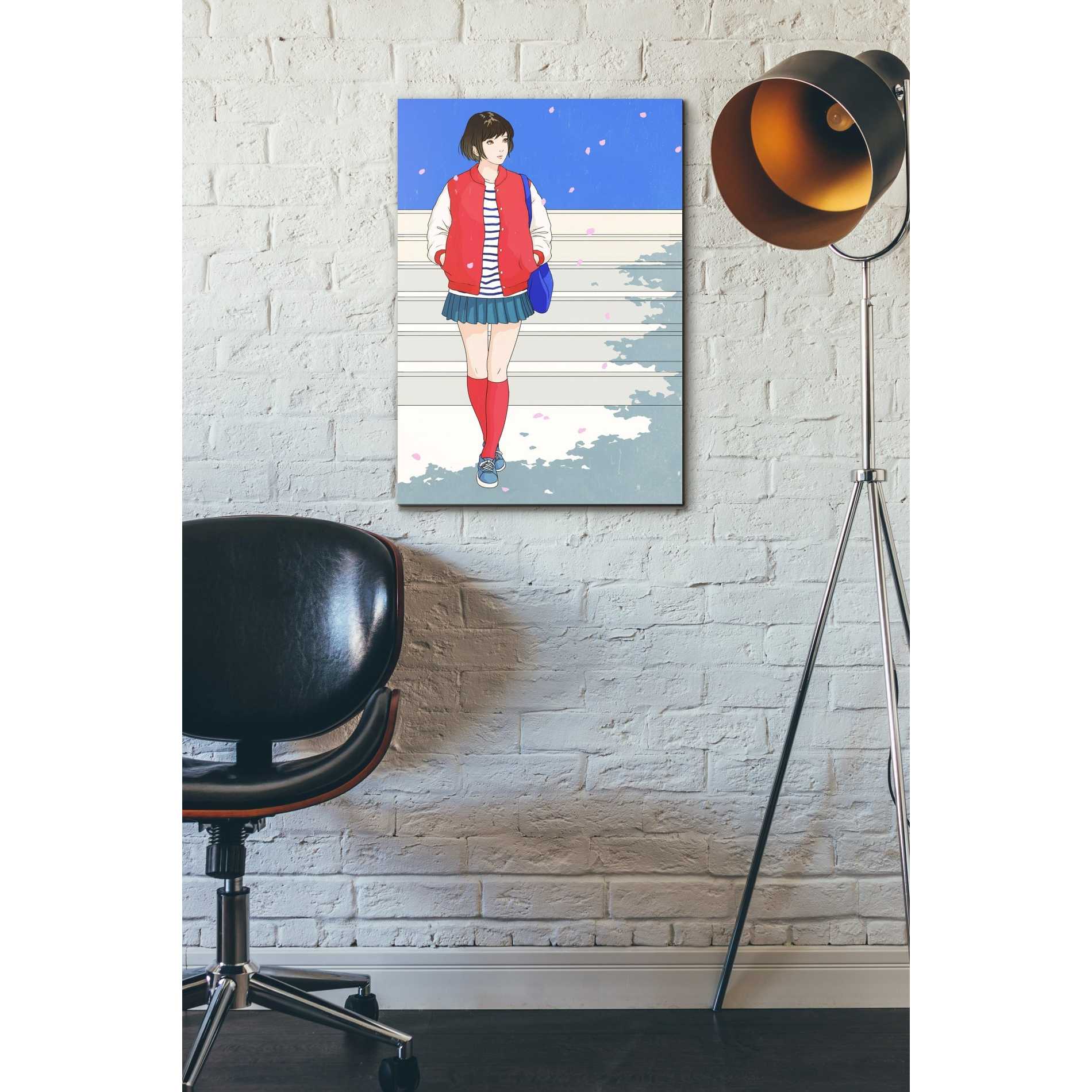 'Dance in the Wind' by Sai Tamiya, Canvas Wall Art,18 x 26