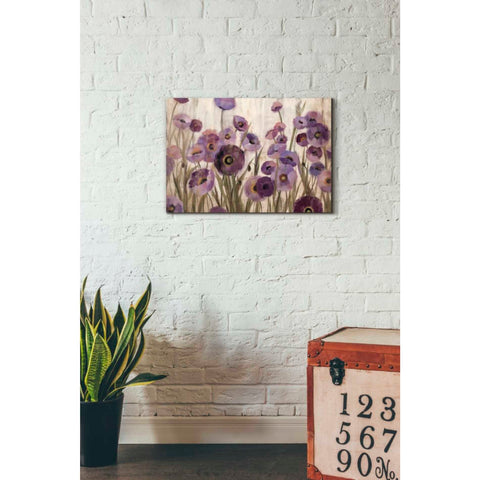 Image of 'Pink And Purple Flowers' by Silvia Vassileva, Canvas Wall Art,18 x 26