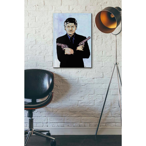 Image of 'Charles Bronson' by Giuseppe Cristiano, Canvas Wall Art,18 x 26