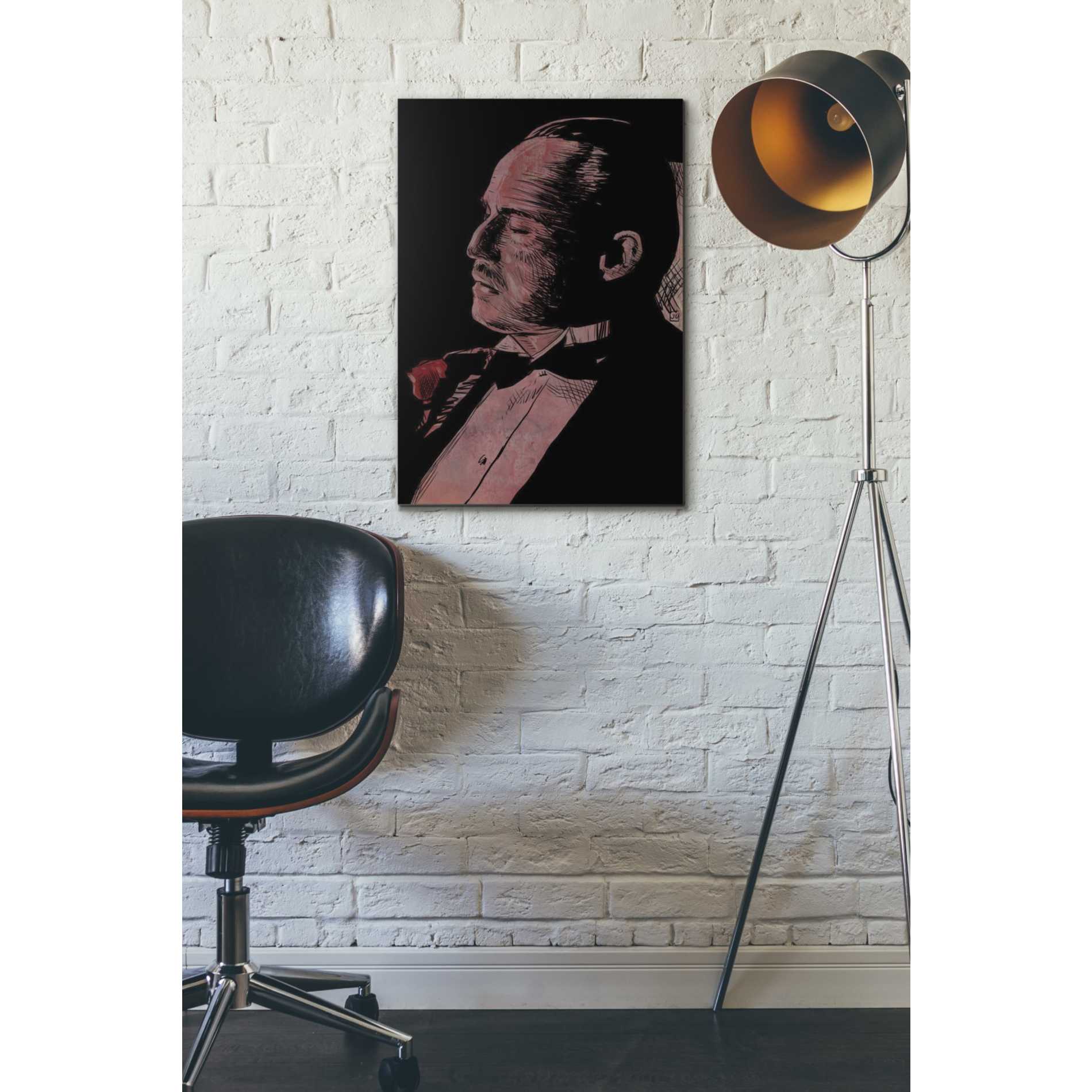 'Brando-Godfather' by Giuseppe Cristiano, Canvas Wall Art,18 x 26