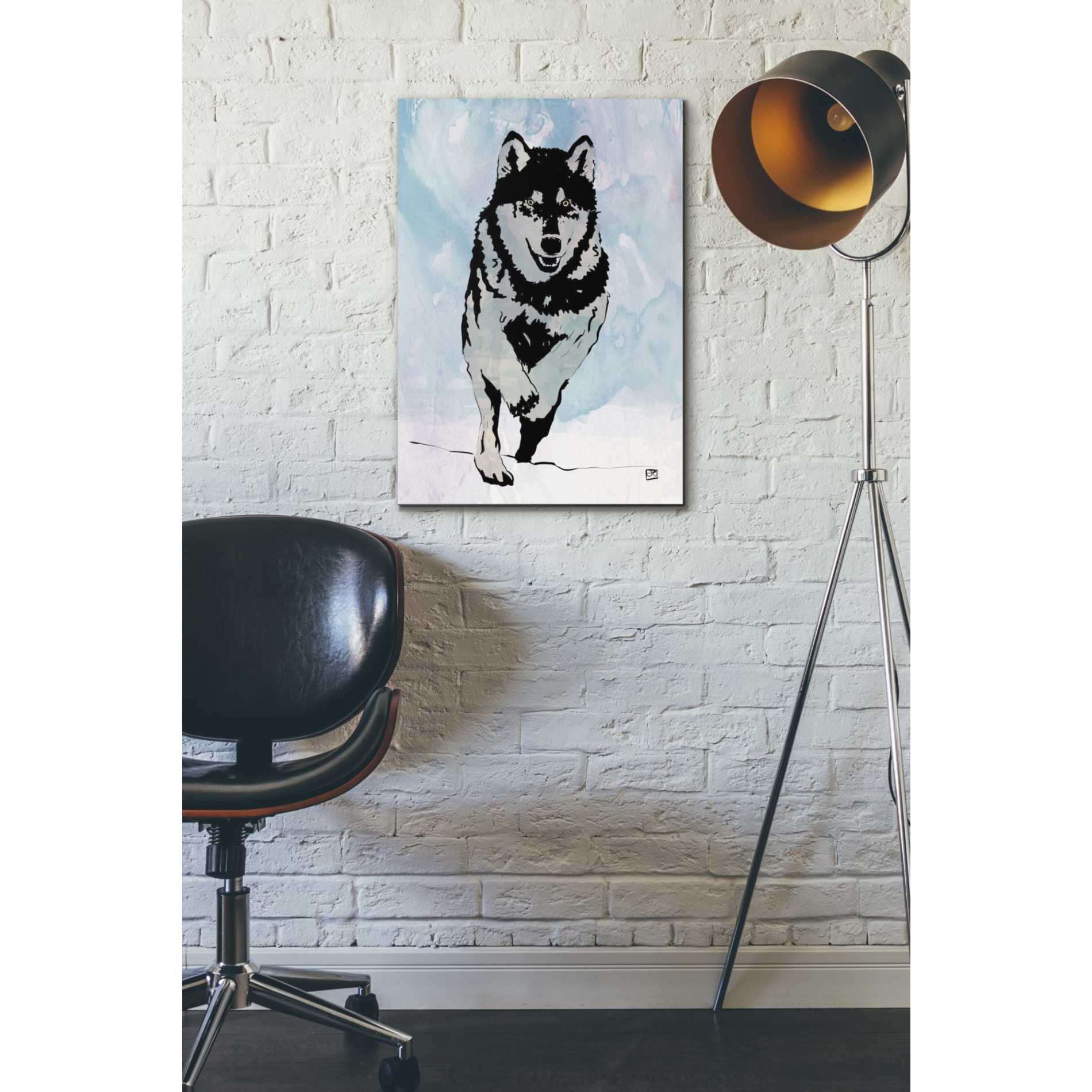 'Wolf 2' by Giuseppe Cristiano, Canvas Wall Art,18 x 26