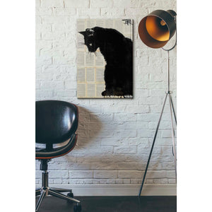 'Cat Black' by Loui Jover, Canvas Wall Art,18 x 26