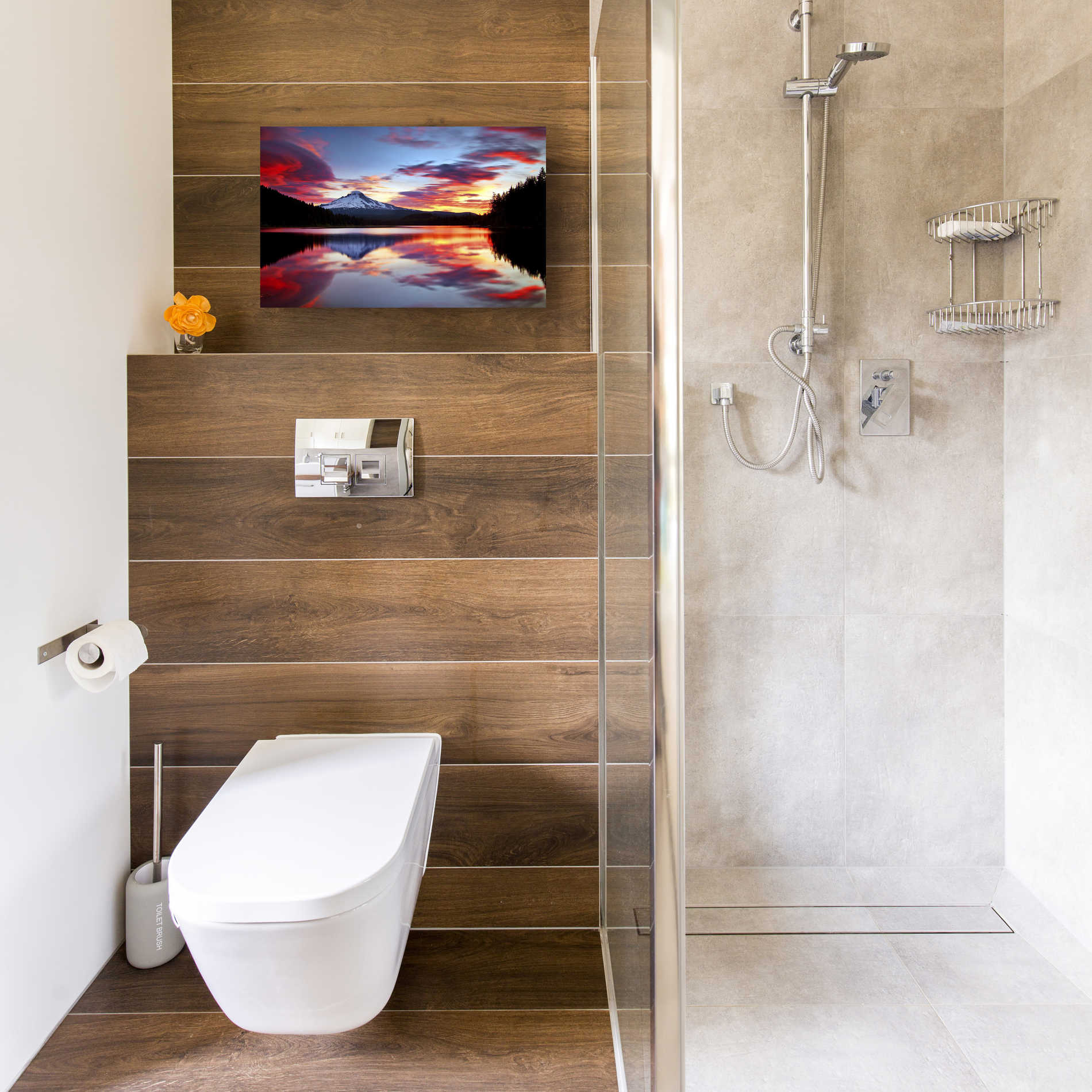 'Sunrise on the Lake' by Darren White, Canvas Wall Art,18 x 26