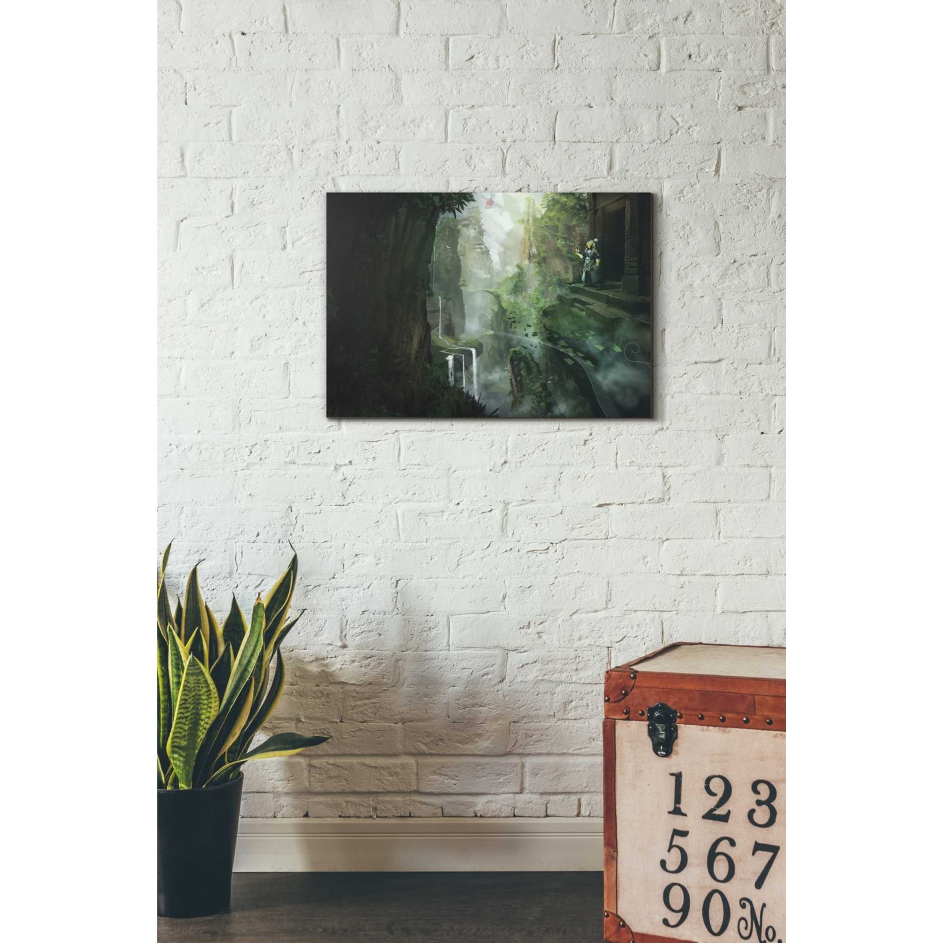 'Dragon Valley' by Jonathan Lam, Canvas Wall Art,18 x 26