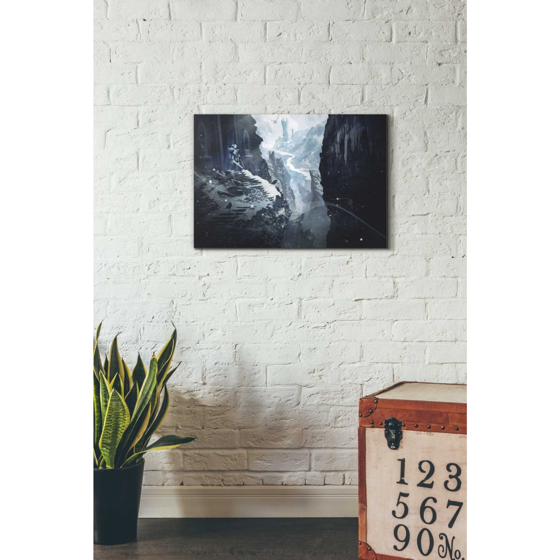 'Winter Ruins' by Jonathan Lam, Canvas Wall Art,18 x 26