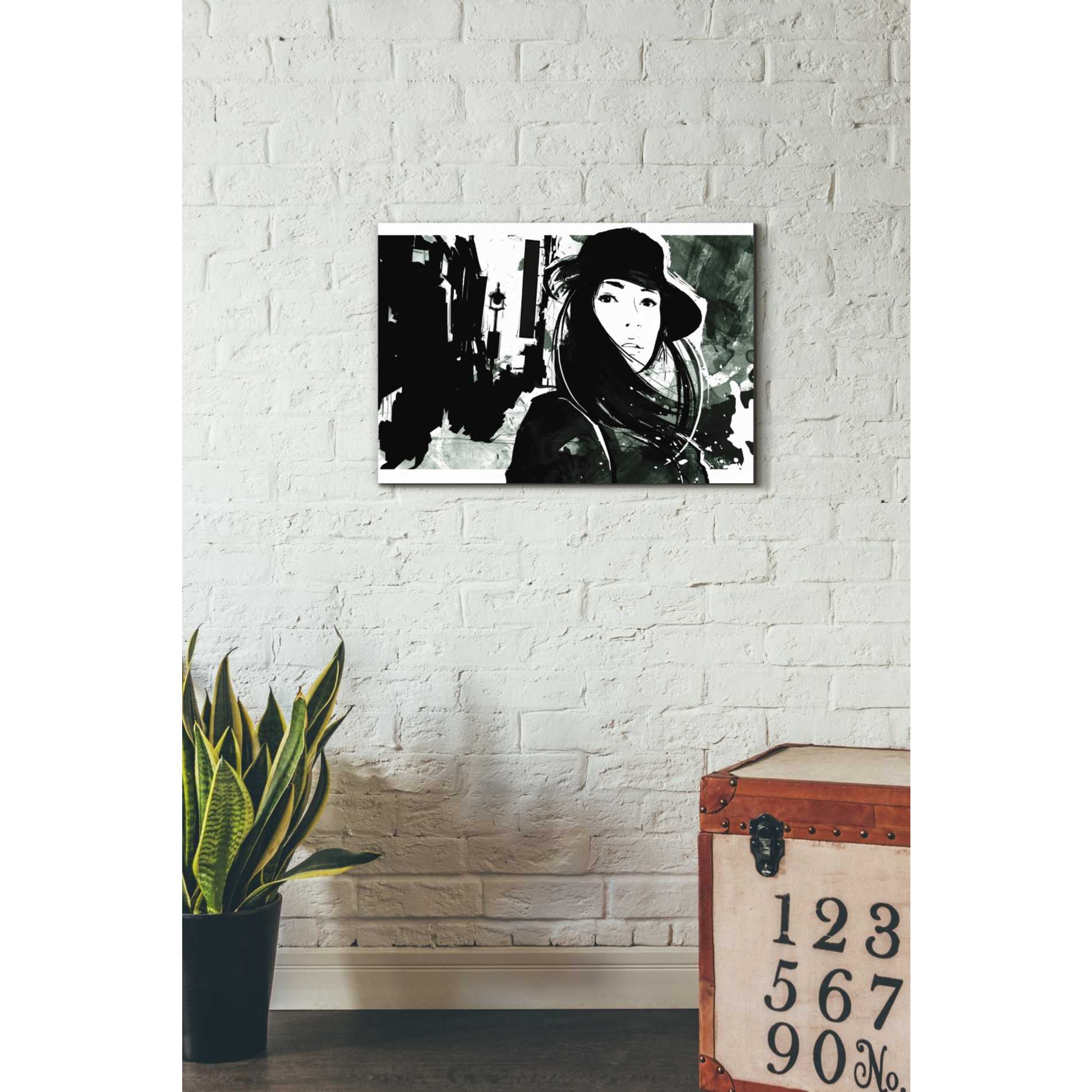 'Unmasked 1' by Jonathan Lam, Canvas Wall Art,18 x 26