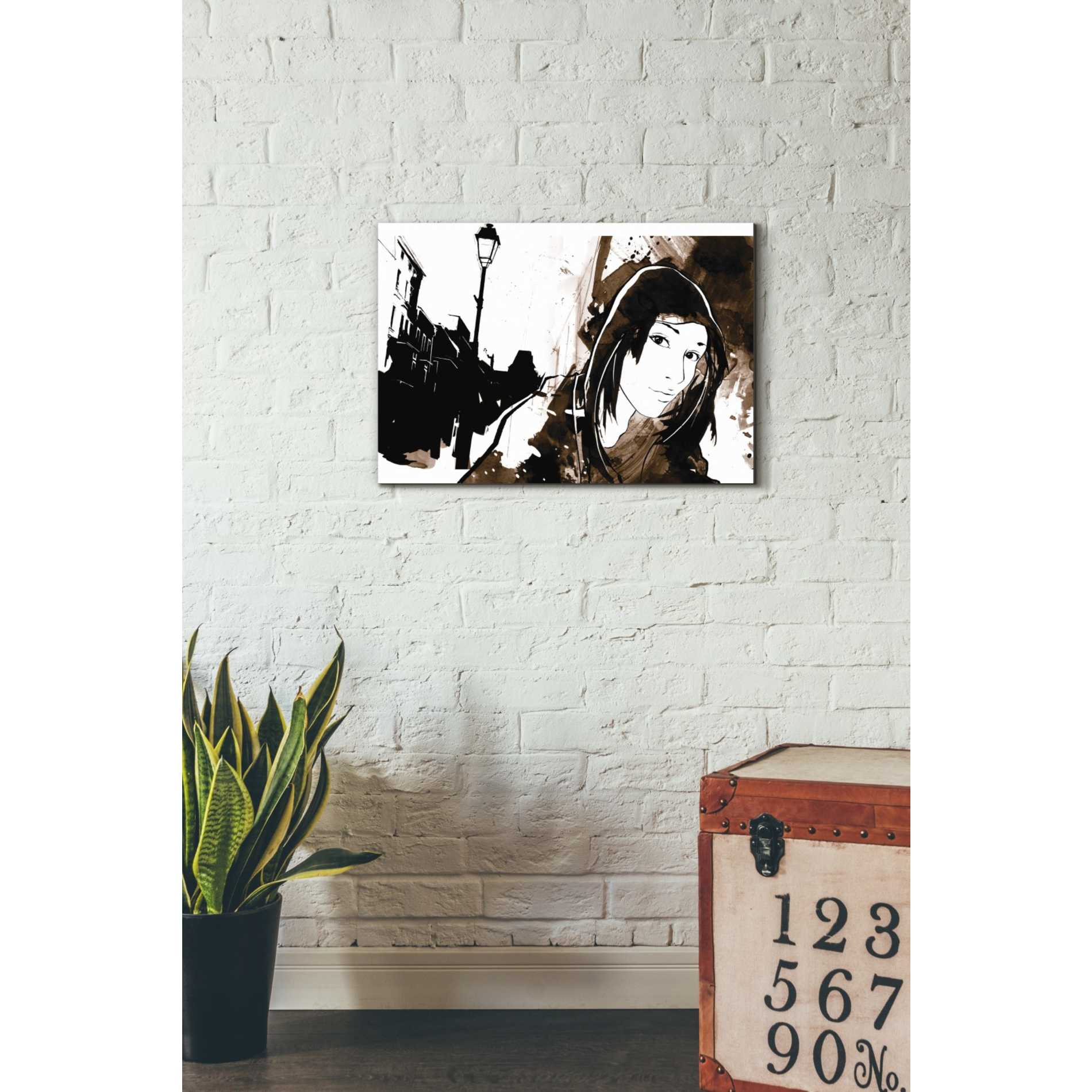 'Unmasked 3' by Jonathan Lam, Canvas Wall Art,18 x 26