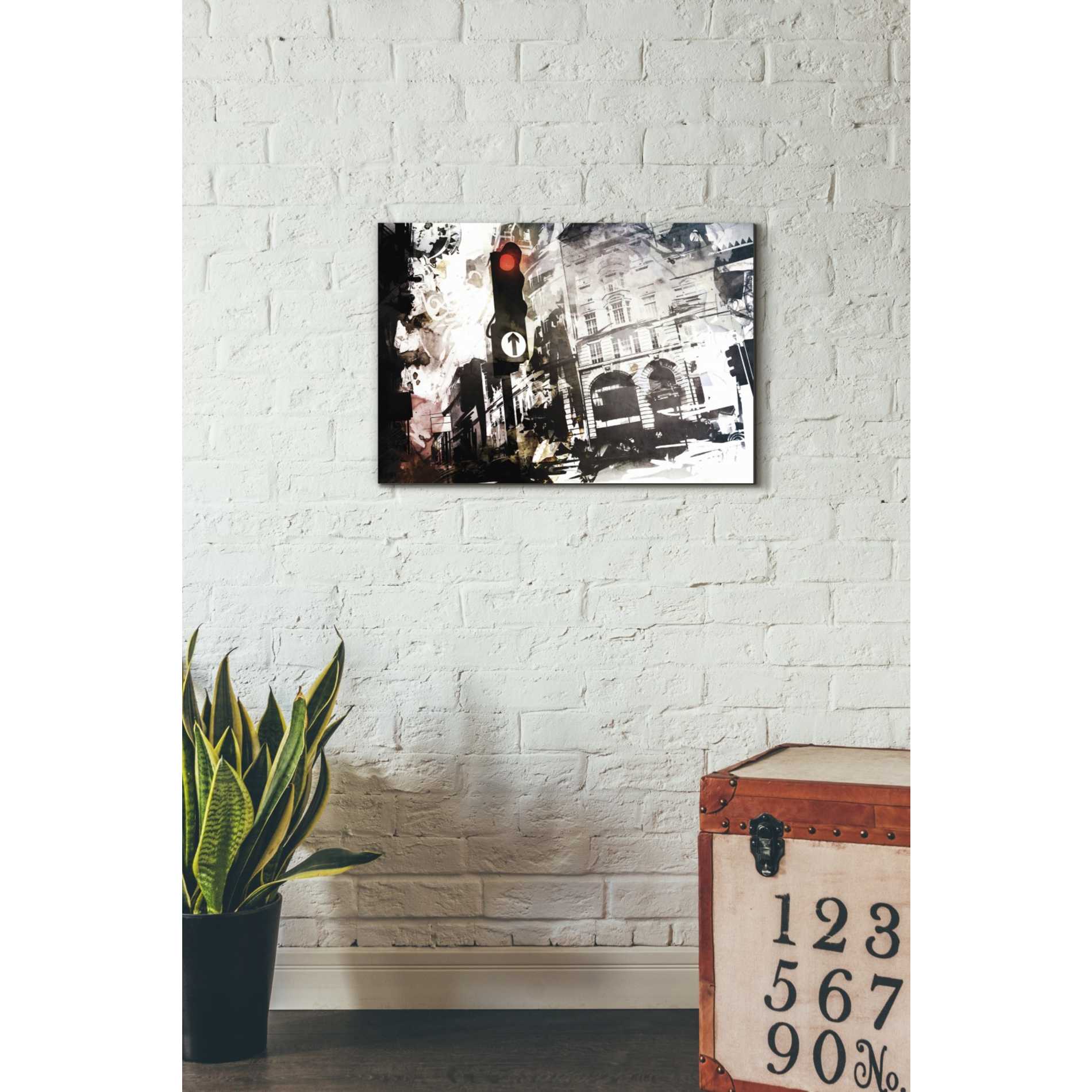 'Traffic' by Jonathan Lam, Giclee Canvas Wall Art