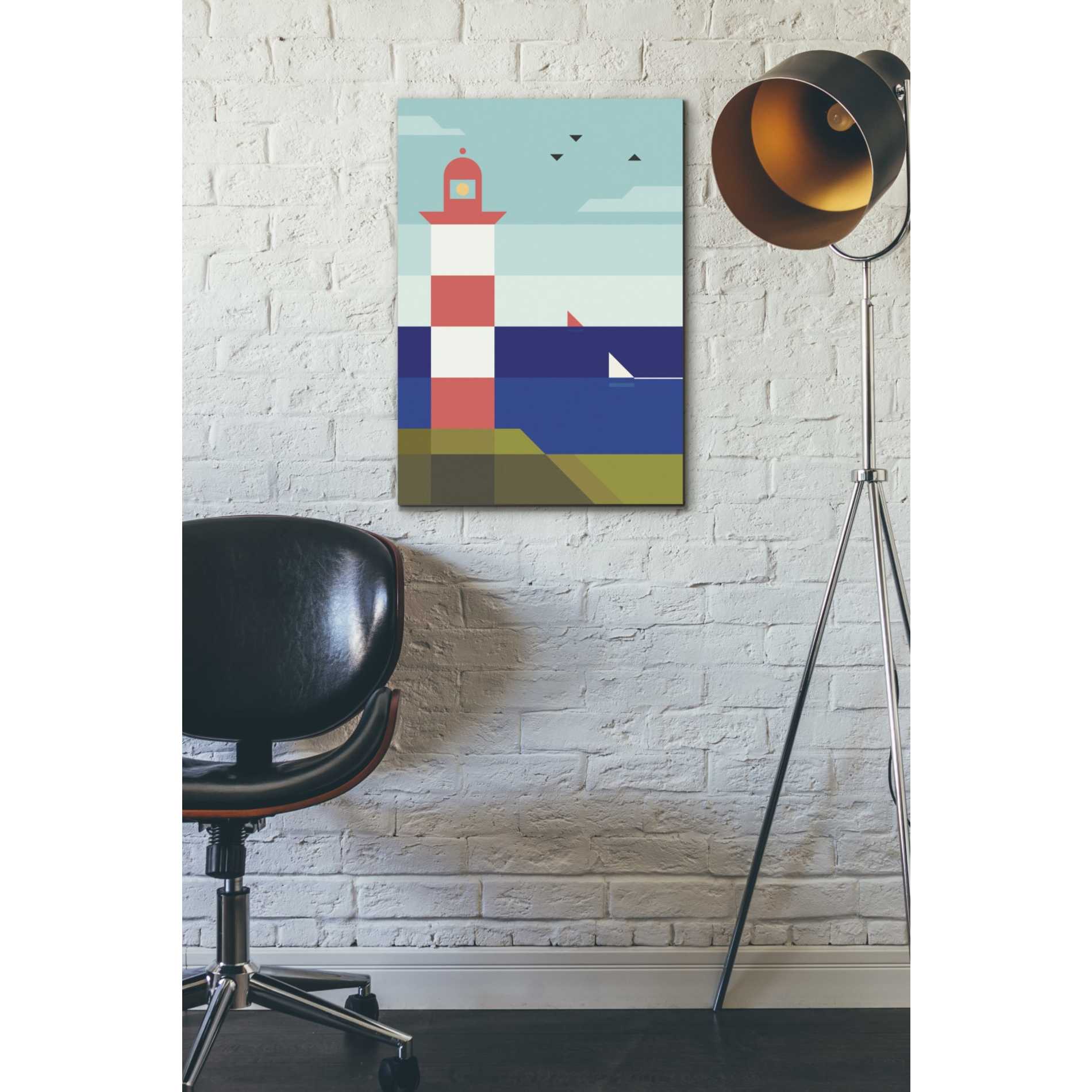 'Lighthouse' by Antony Squizzato, Canvas Wall Art,18 x 26