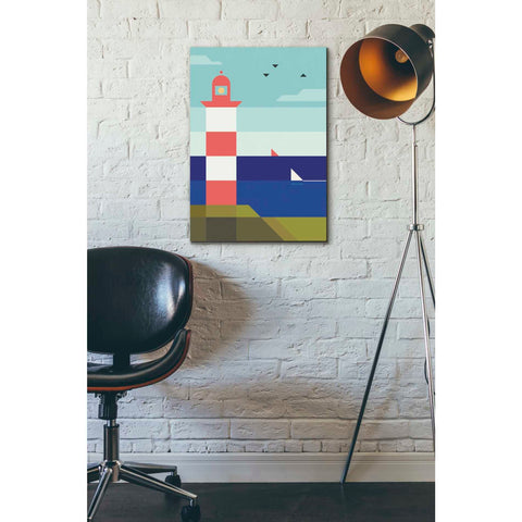 Image of 'Lighthouse' by Antony Squizzato, Canvas Wall Art,18 x 26