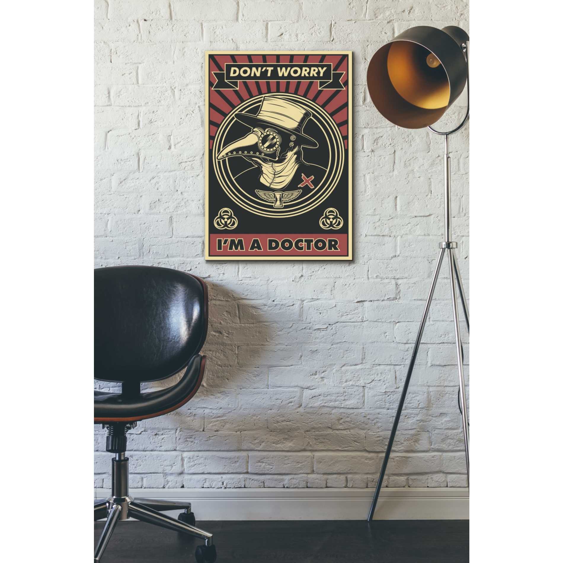 'Doctor' Canvas Wall Art,18 x 26