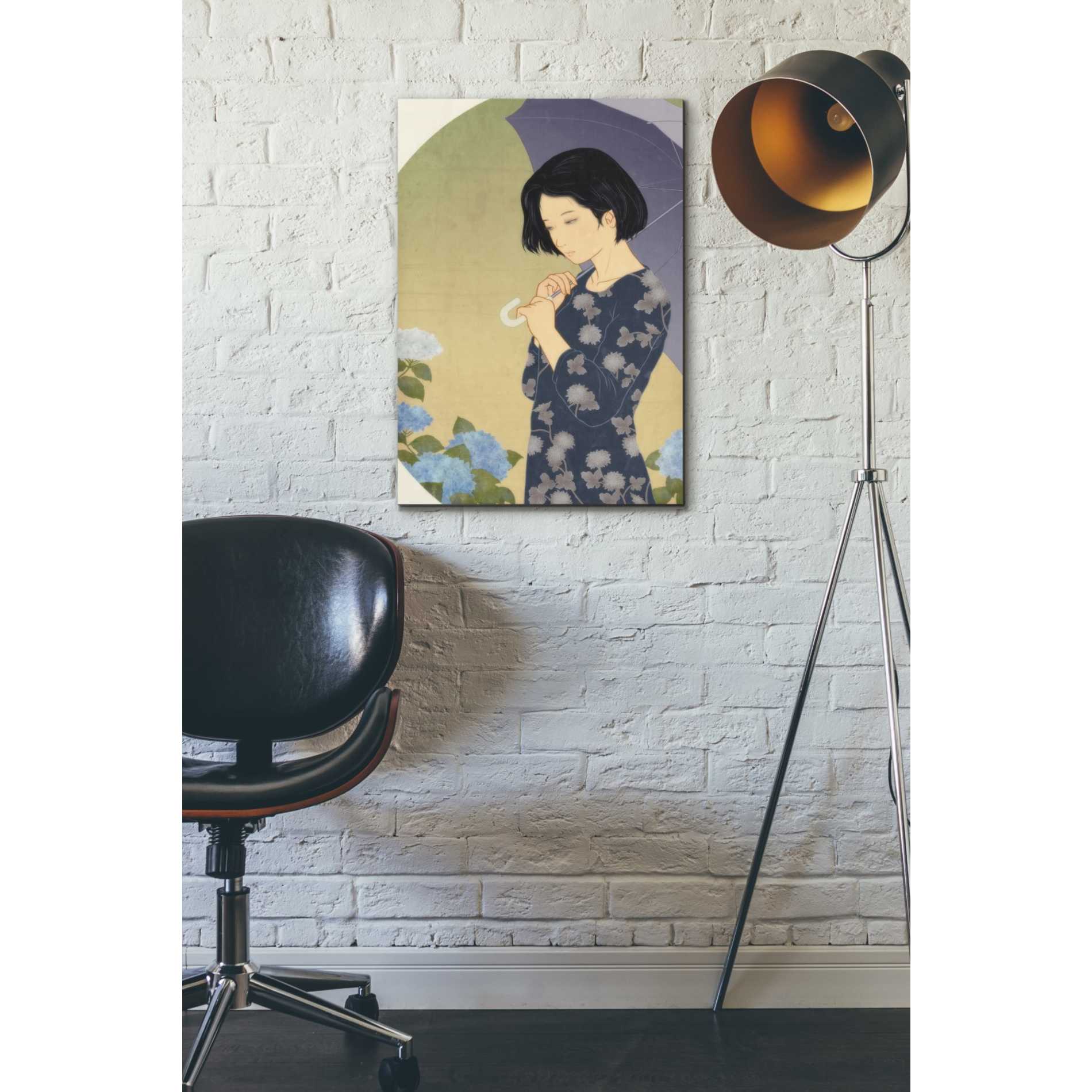 'Ajisai' by Sai Tamiya, Canvas Wall Art,18 x 26