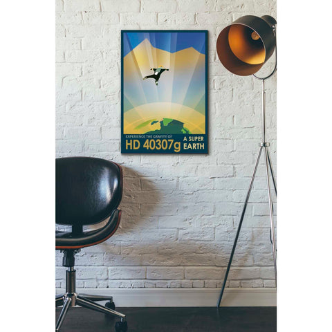 Image of 'Visions of the Future: HD 40307g' Canvas Wall Art,18 x 26
