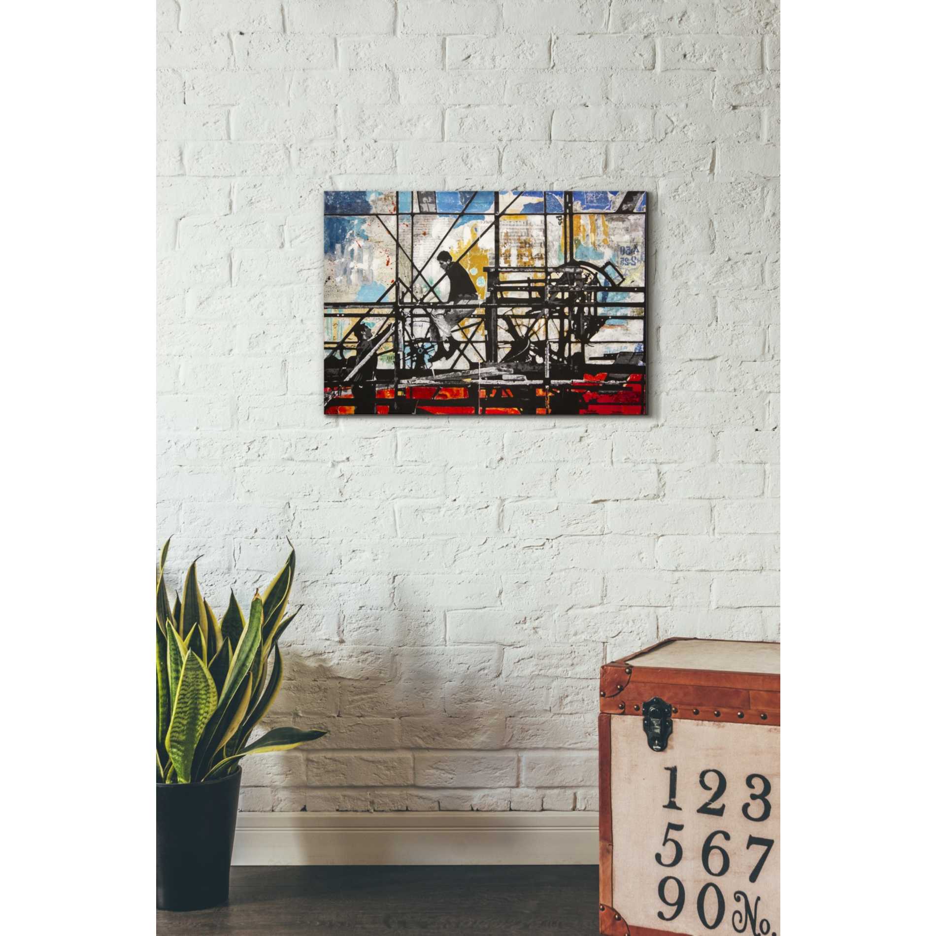 'FOUR CORNERS' by DB Waterman, Giclee Canvas Wall Art