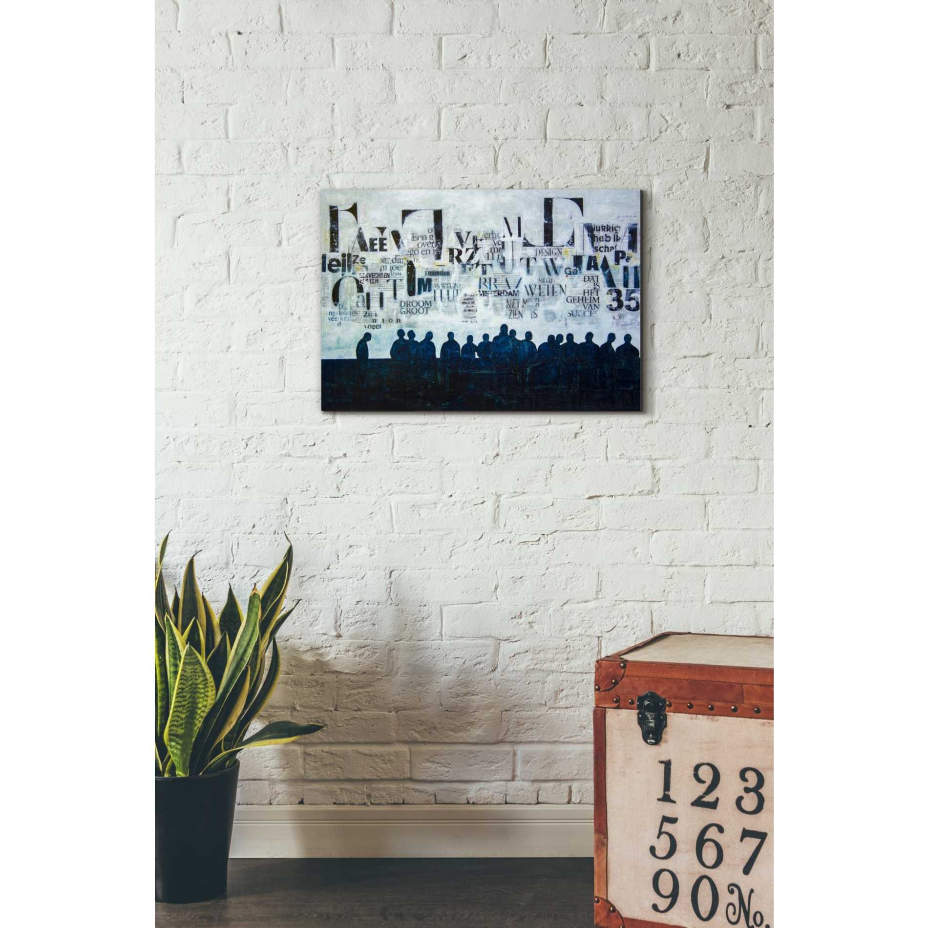 'TOWARDS TOGETHER' by DB Waterman, Giclee Canvas Wall Art