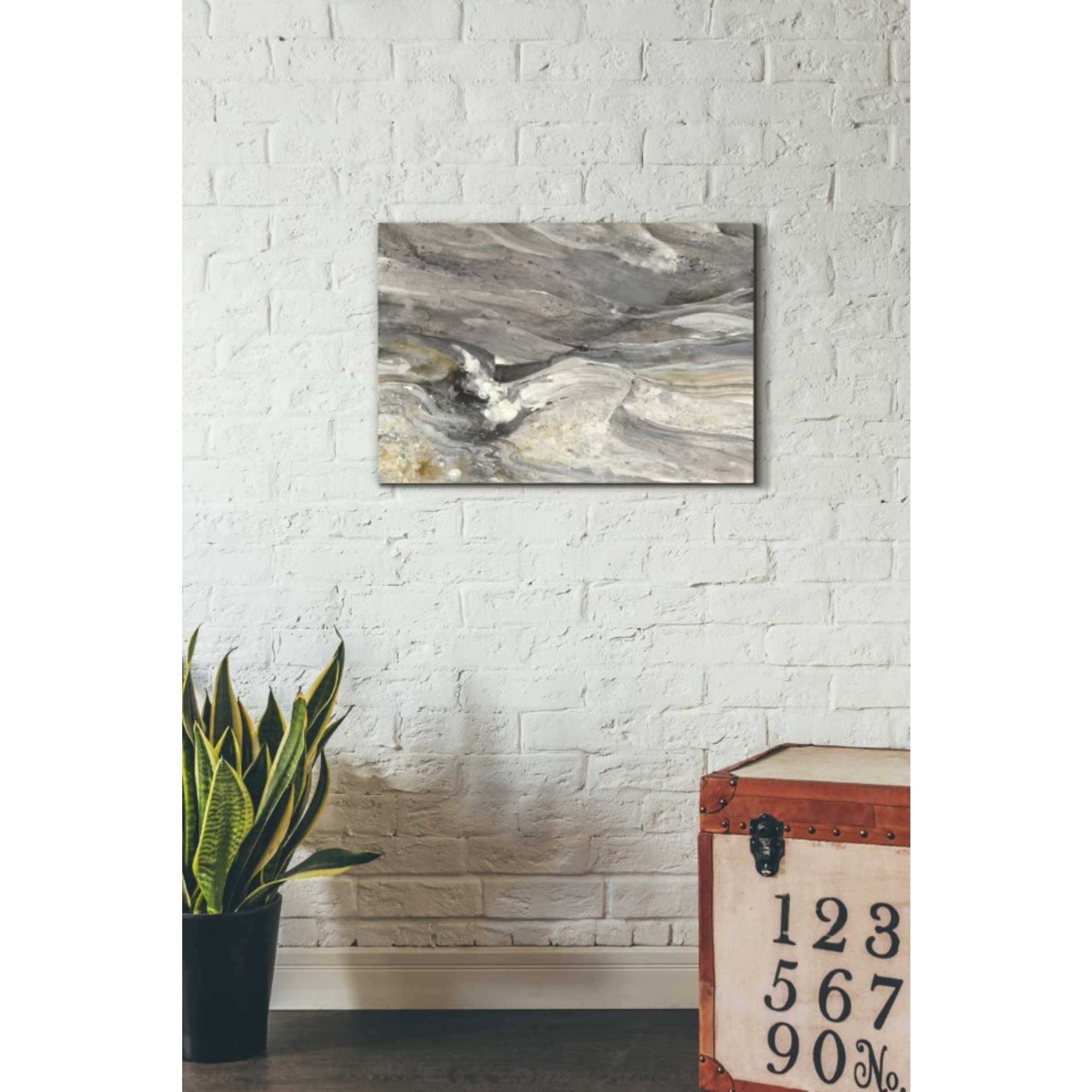 'Greystone' by Albena Hristova, Canvas Wall Art,26 x 18