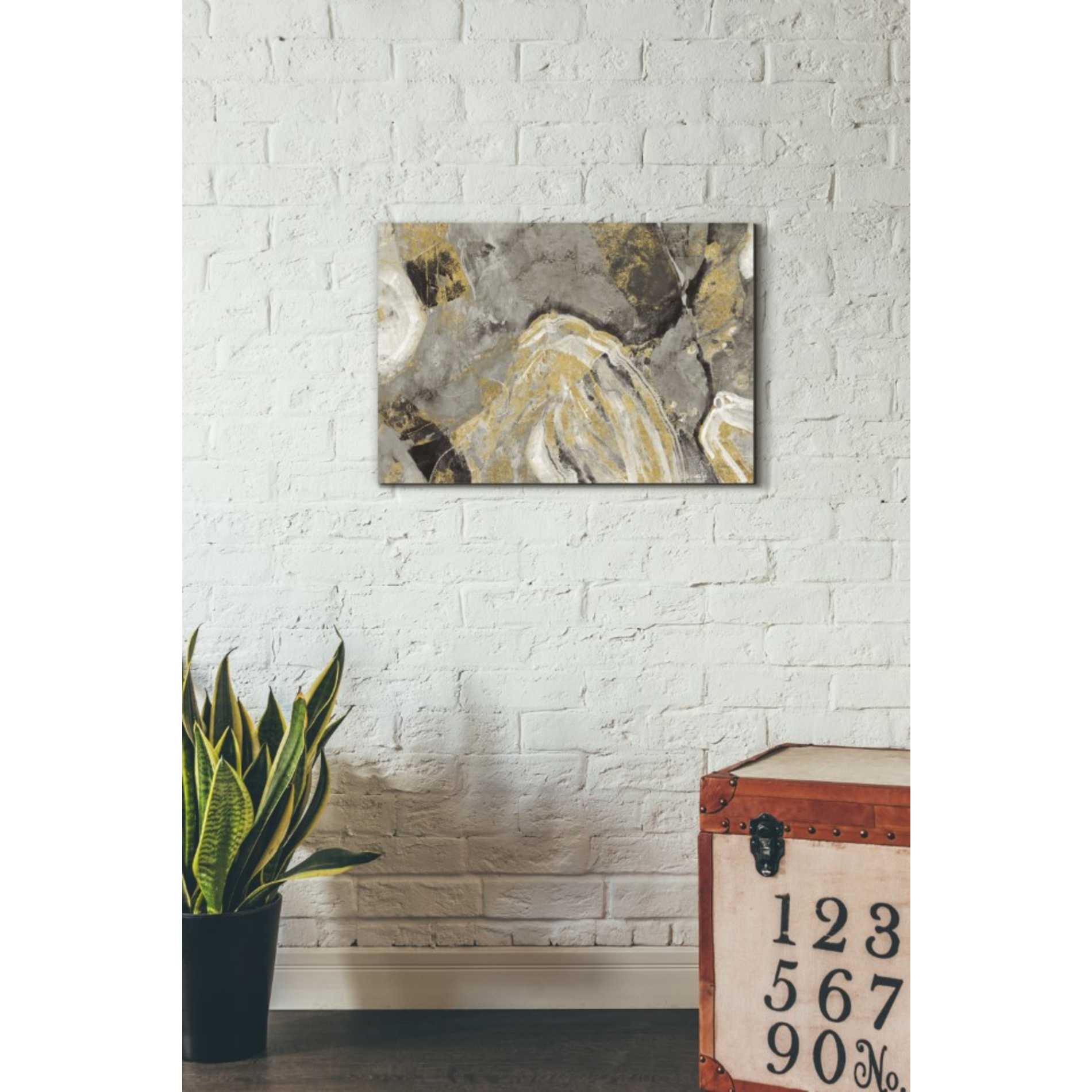 'Painted Desert Phoenix Neutral' by Albena Hristova, Canvas Wall Art,26 x 18