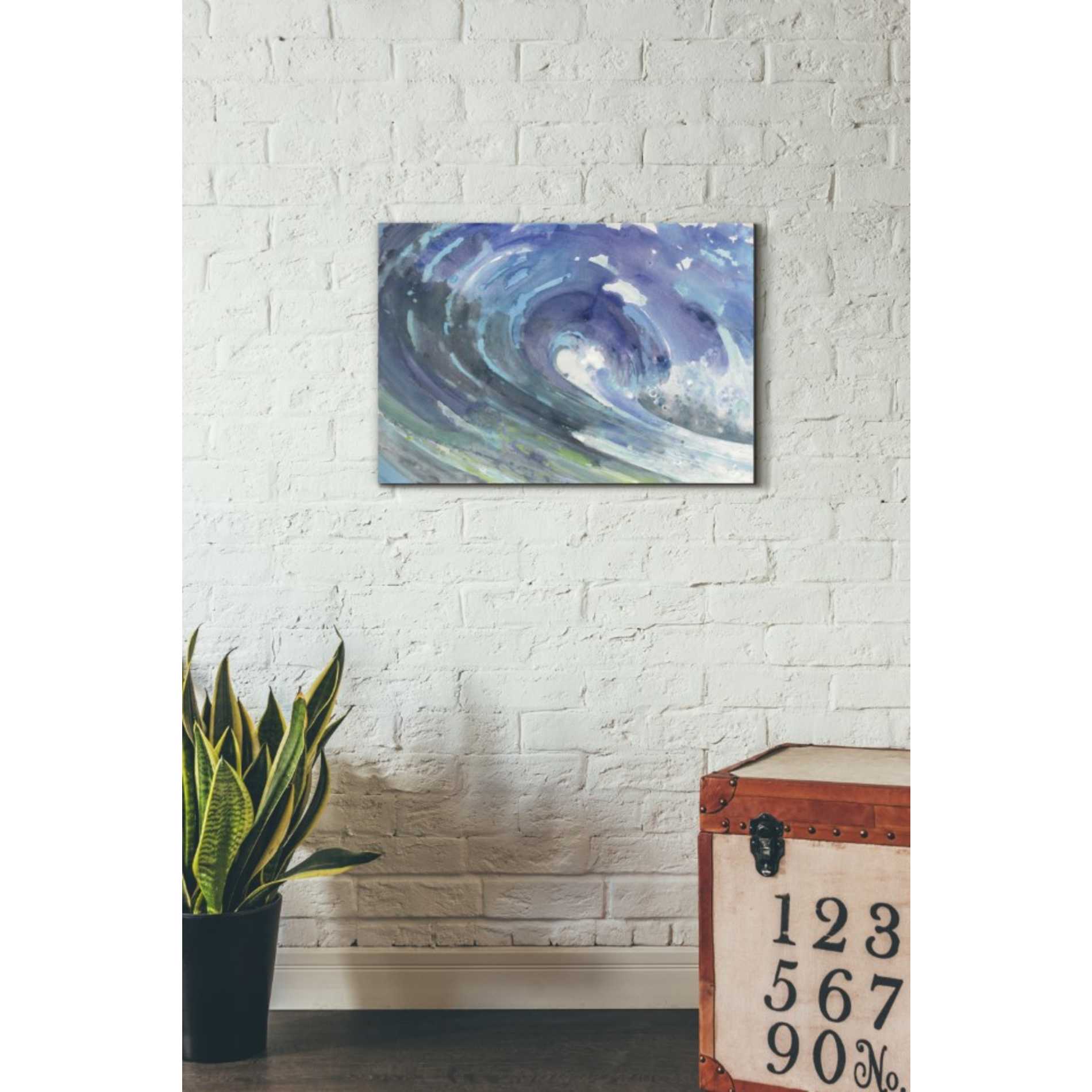 'Curl' by Albena Hristova, Canvas Wall Art,26 x 18