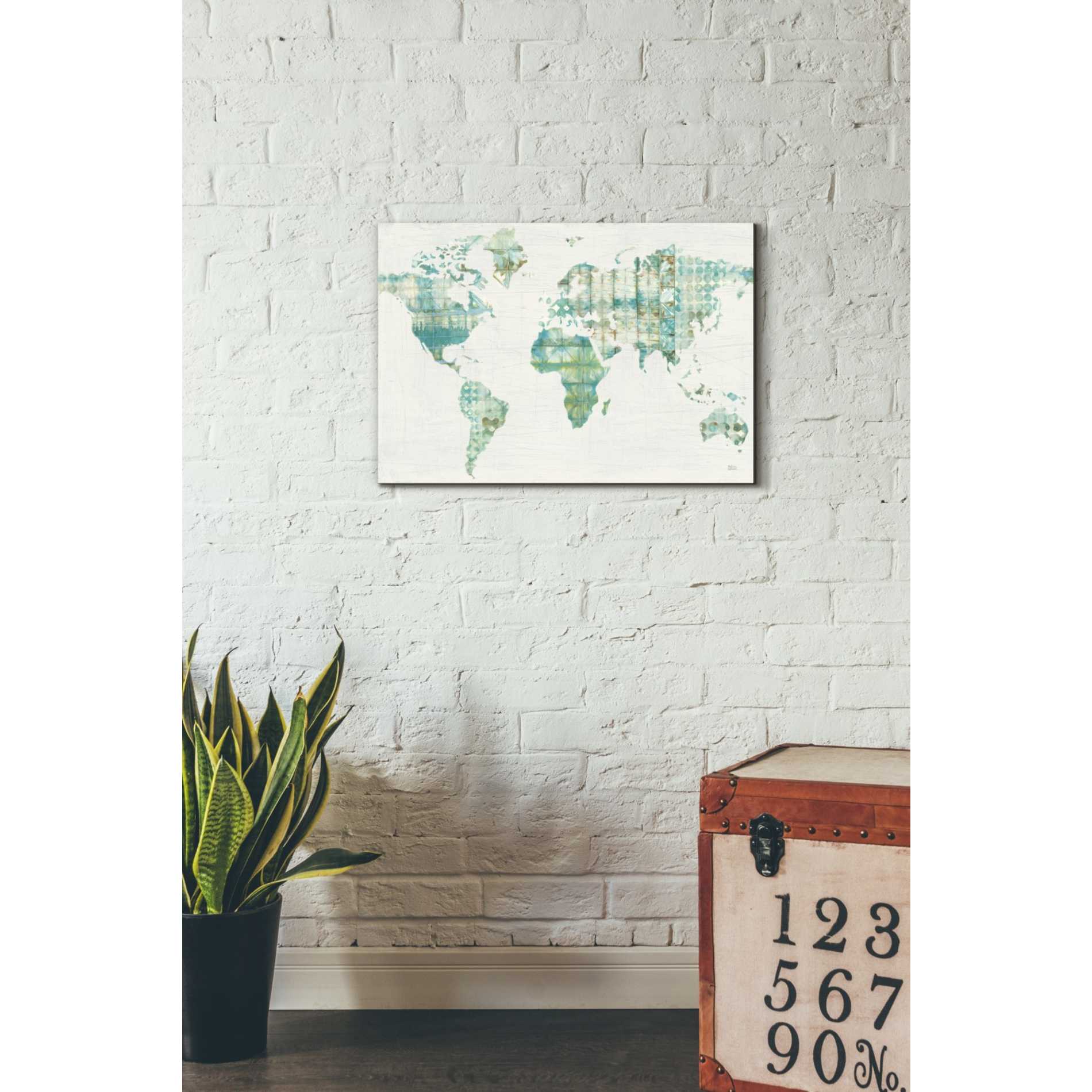 'Kanari Map' by Melissa Averinos, Canvas Wall Art,18 x 26