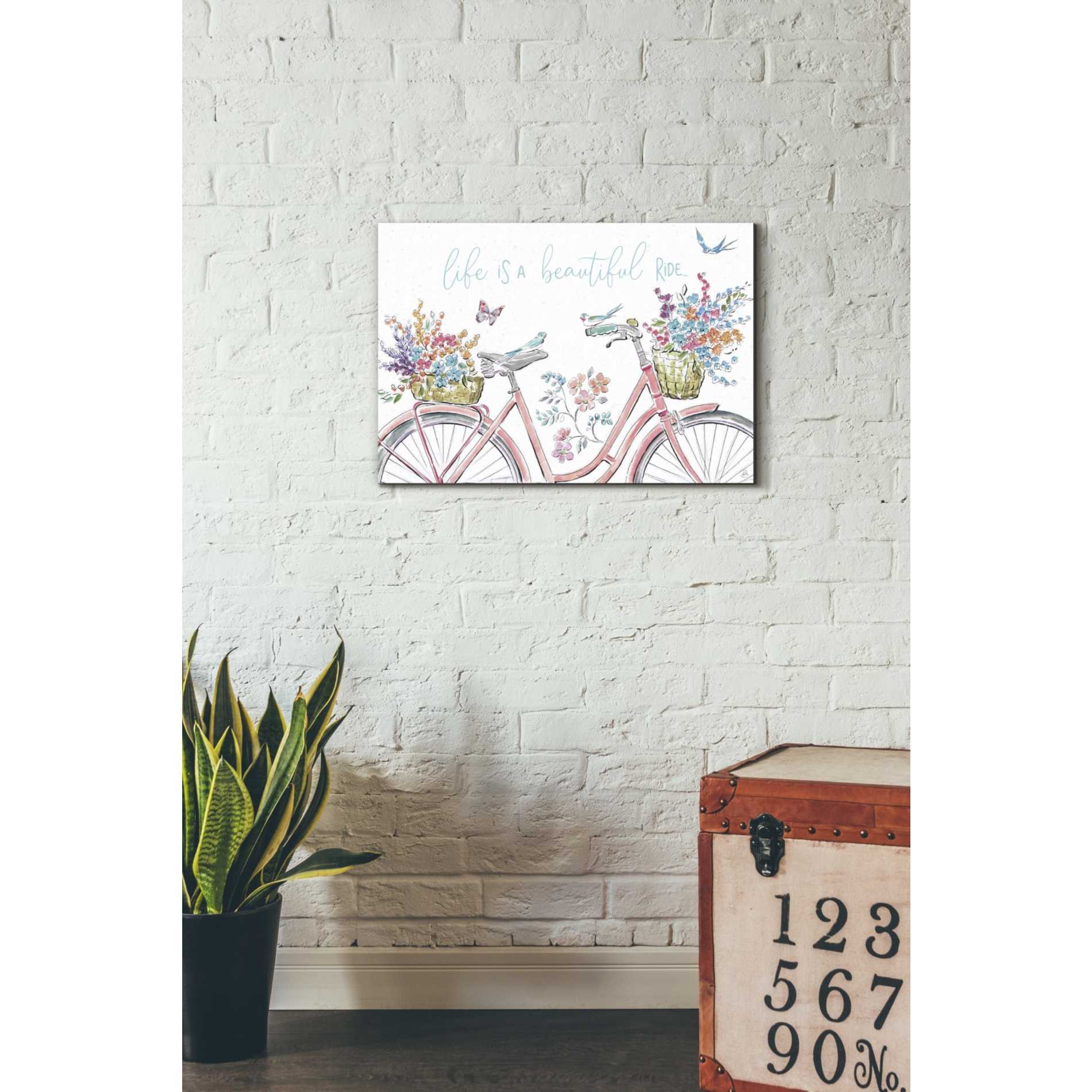 'Sparrow Spring III Light' by Daphne Brissonet, Canvas Wall Art,18 x 26