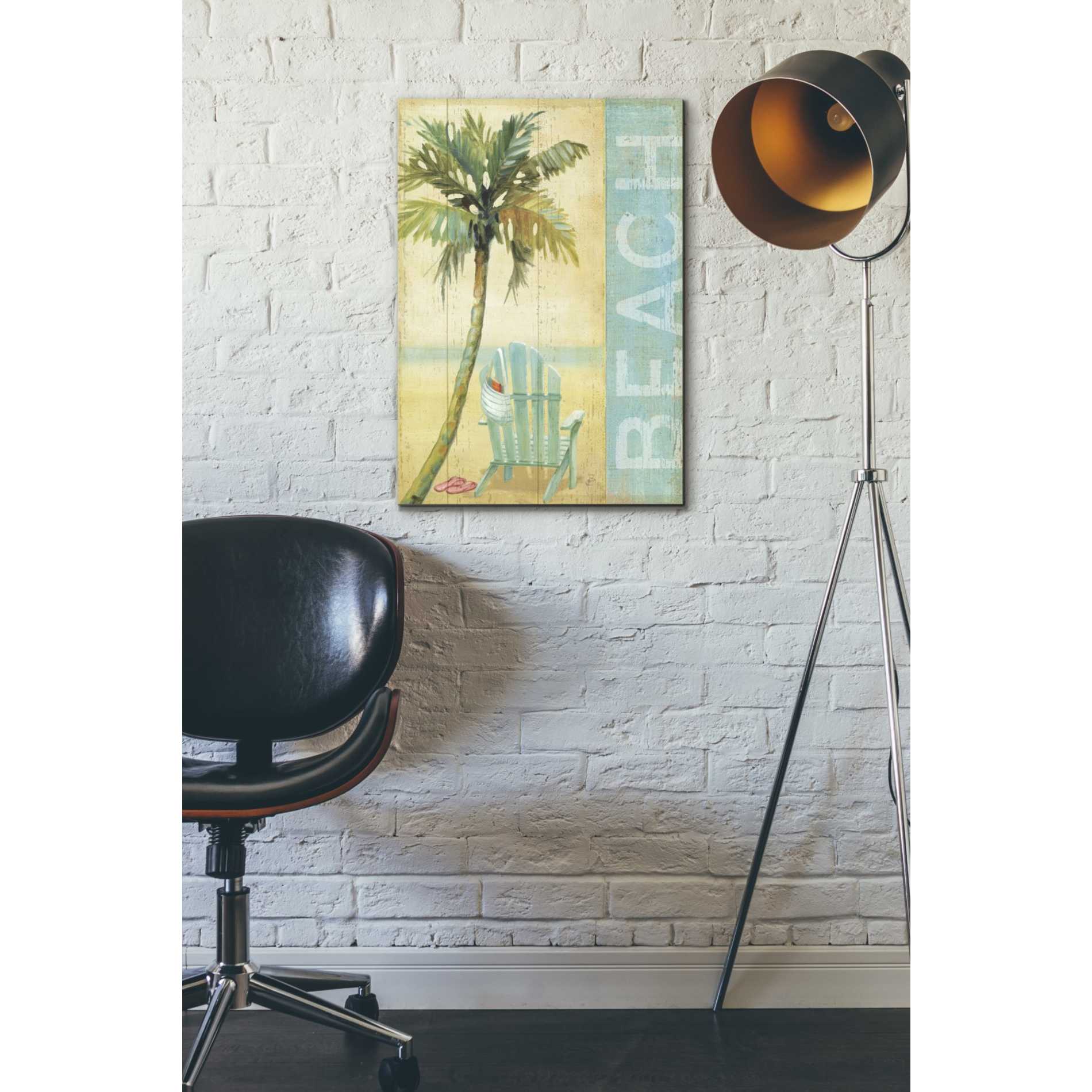 'Ocean Beach I' by Daphne Brissonet, Canvas Wall Art,18 x 26