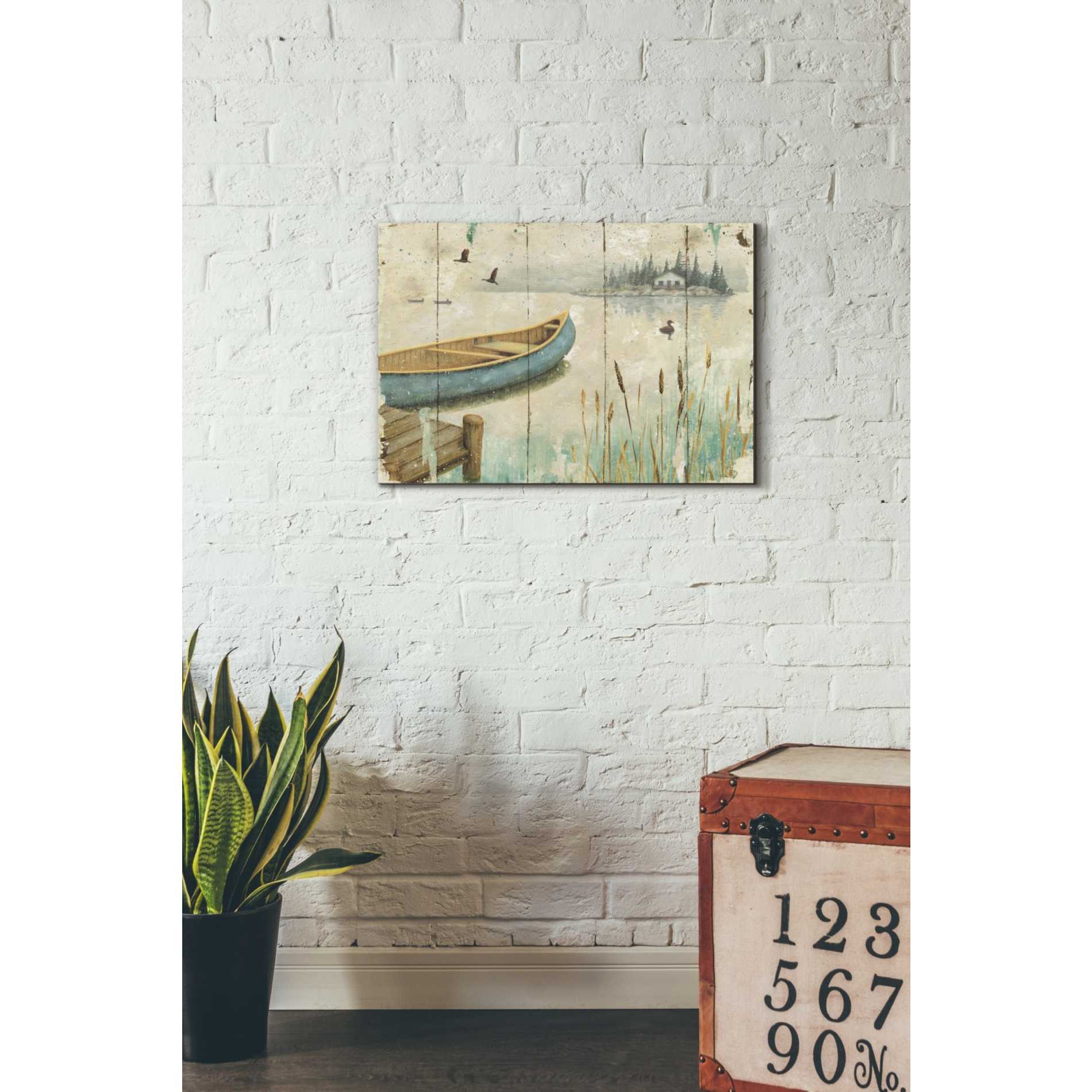 'Waterside V' by Daphne Brissonet, Canvas Wall Art,18 x 26