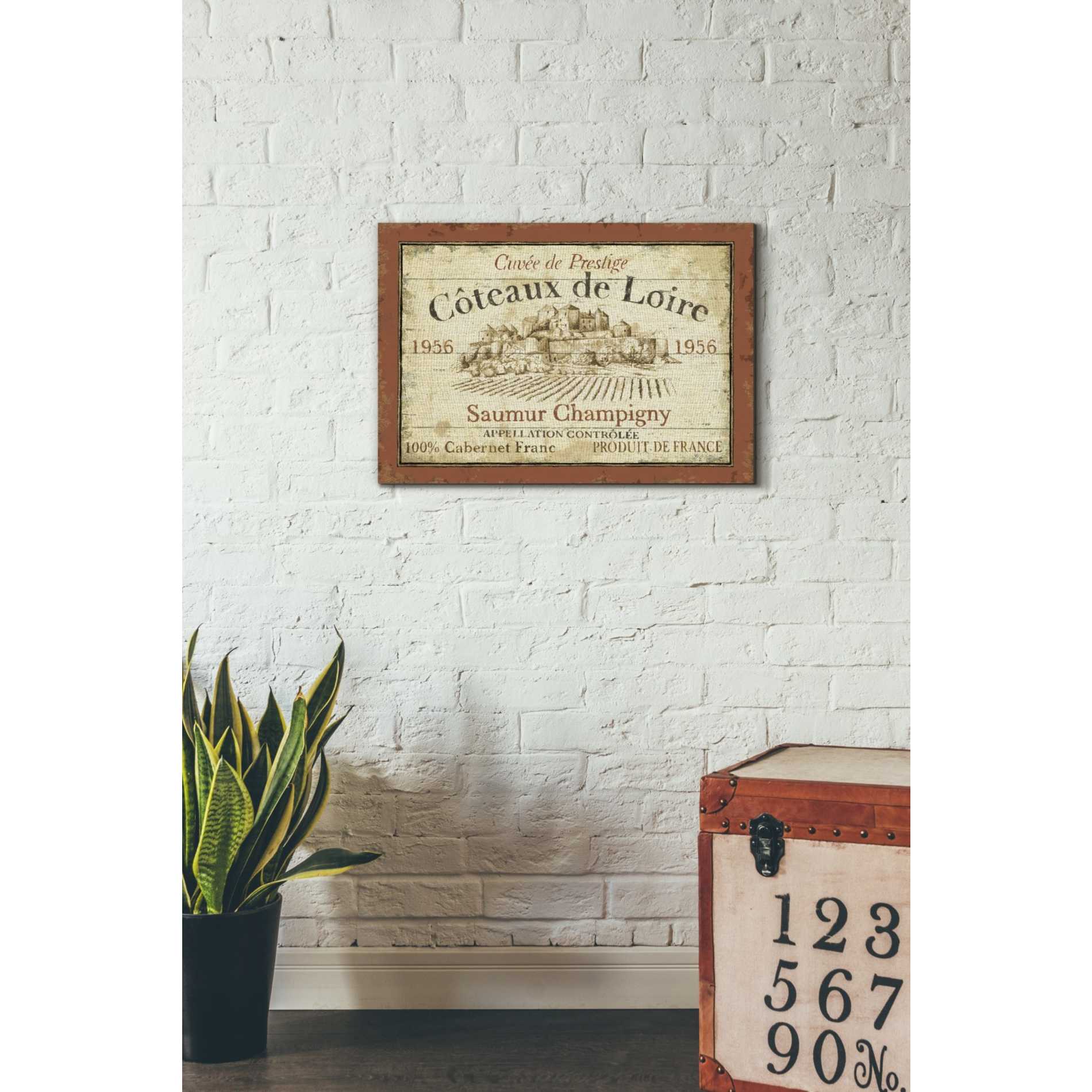 'French Wine Label II' by Daphne Brissonet, Canvas Wall Art,18 x 26