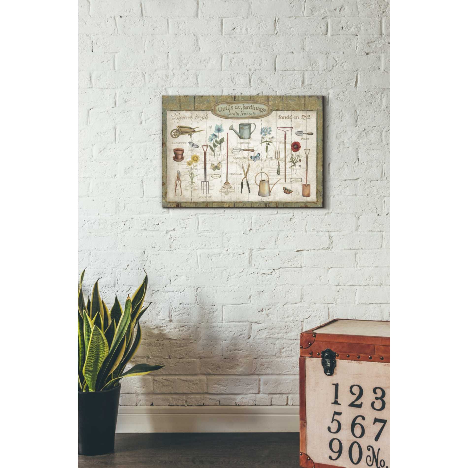 'Royal Garden I' by Daphne Brissonet, Canvas Wall Art,18 x 26