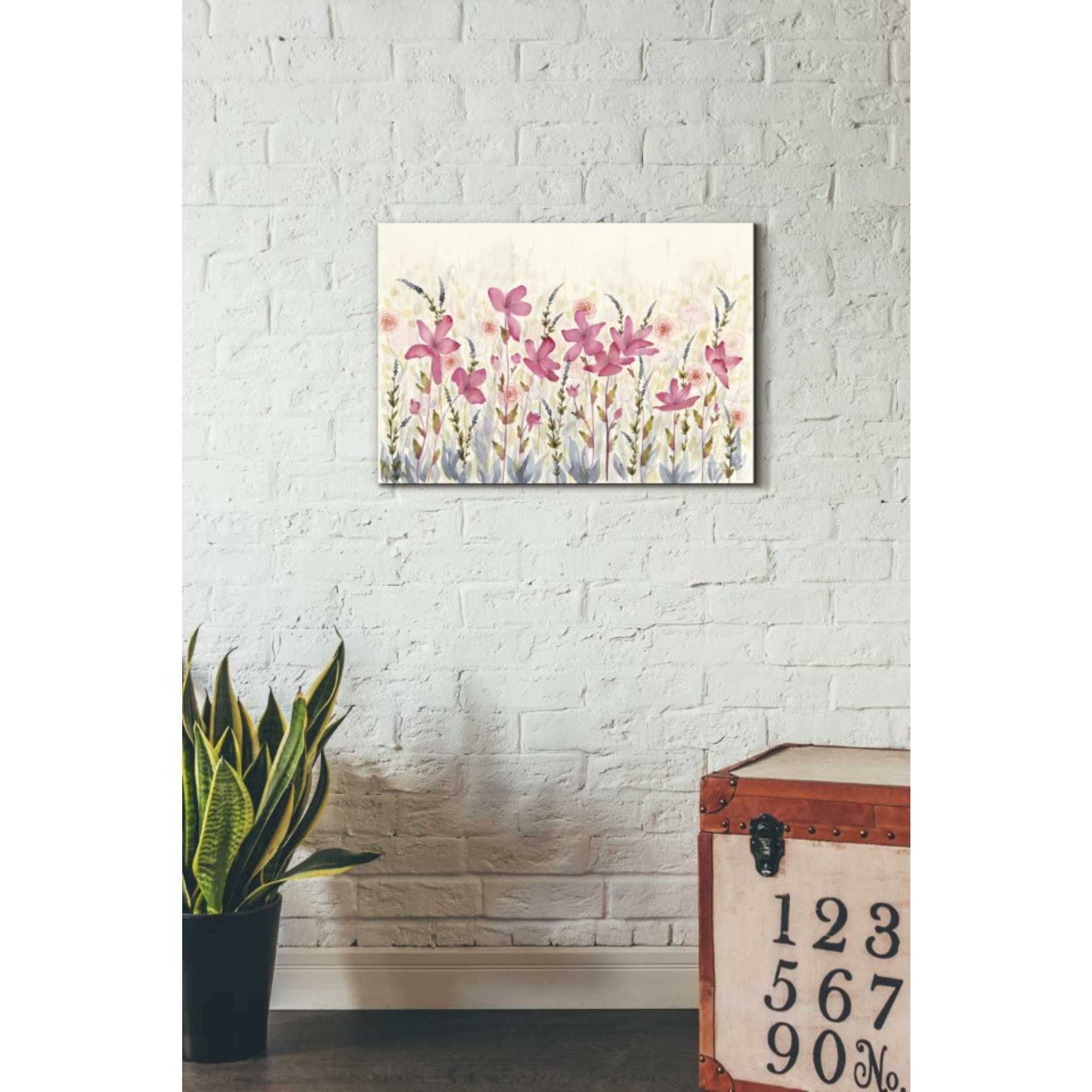 'Watercolor Garden' by Elyse DeNeige, Canvas Wall Art,26 x 18